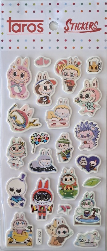 Taros Meyveli Kız Sticker Set 1 Adet