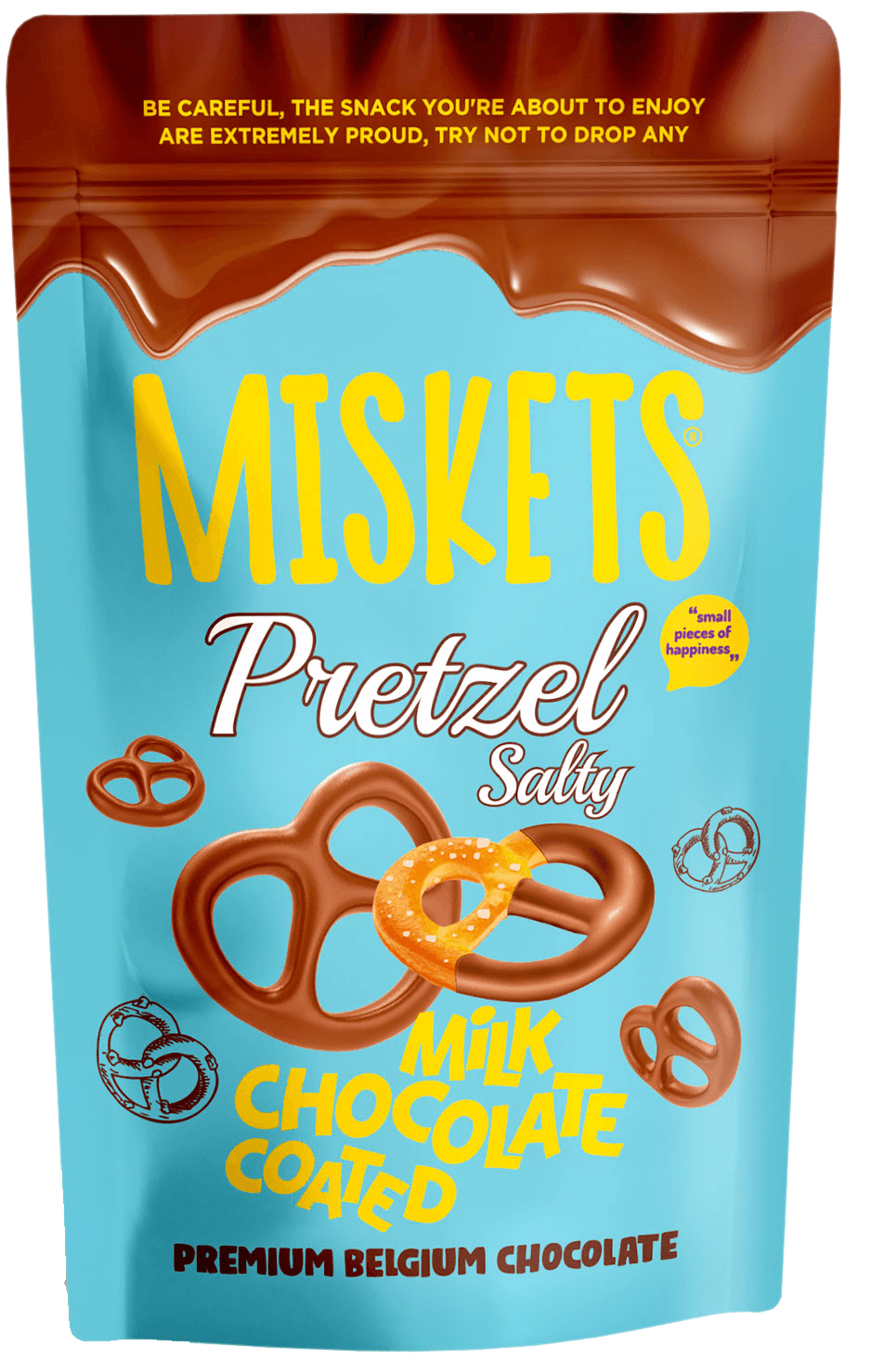 Miskets Sütlü Çikolata Kaplı Pretzel