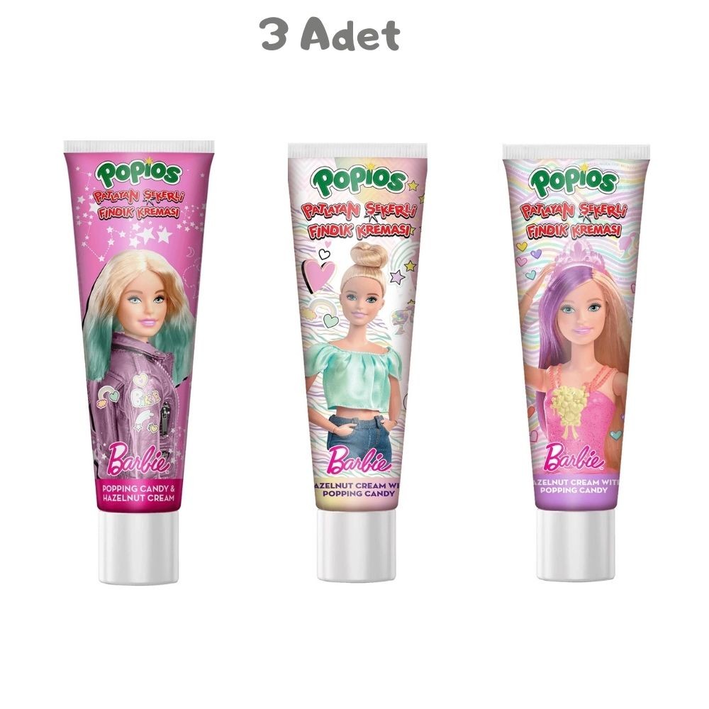 Popios Barbie Patlayan Şekerli Fındık Kreması