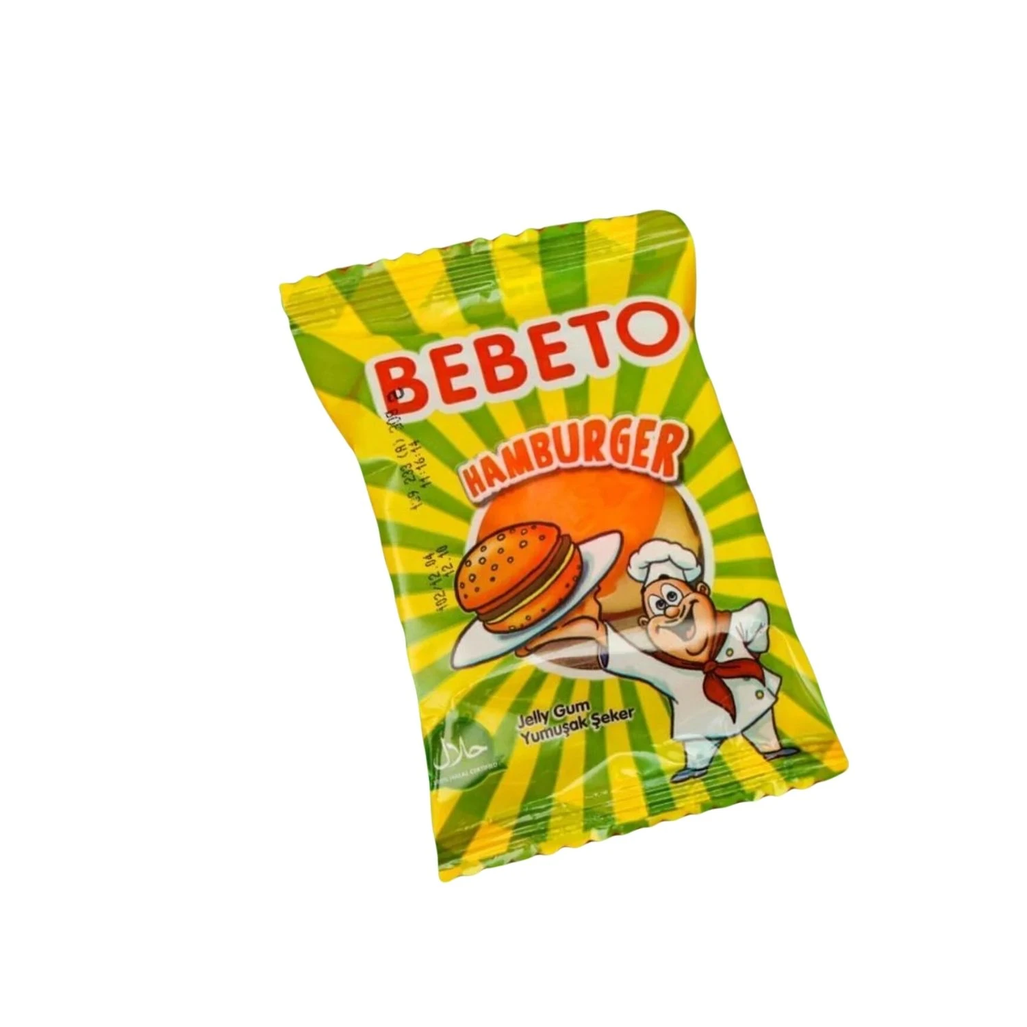 Bebeto Fast Food Hamburger Yumuşak Şeker