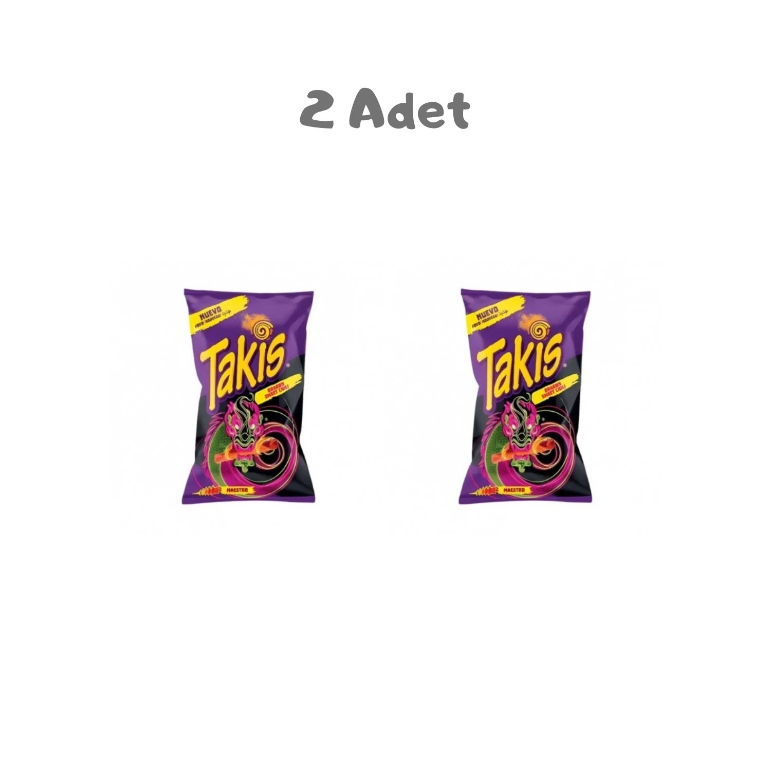Takis Dragon Sweet Chili 90g2 Adet