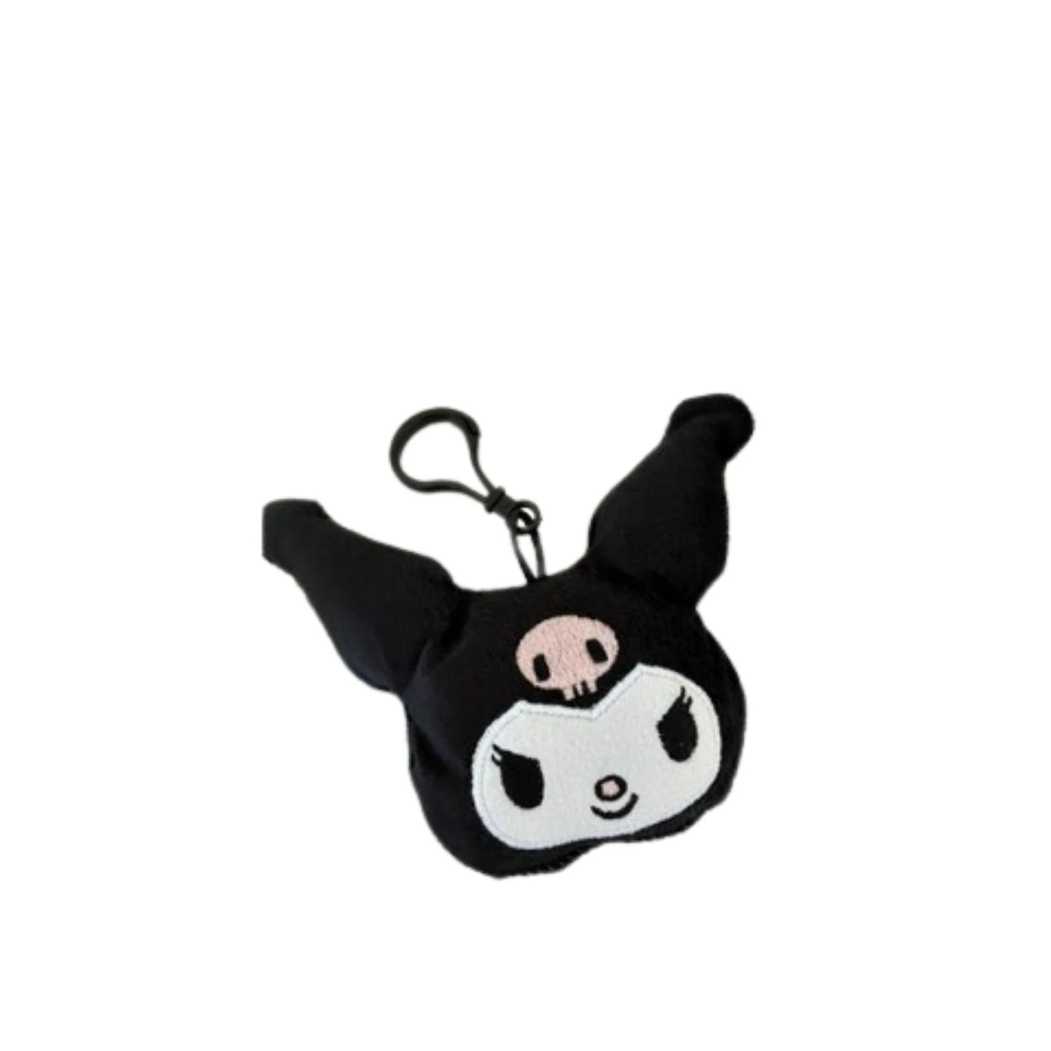 Charm Kuromi Peluş Anahtarlık Siyah