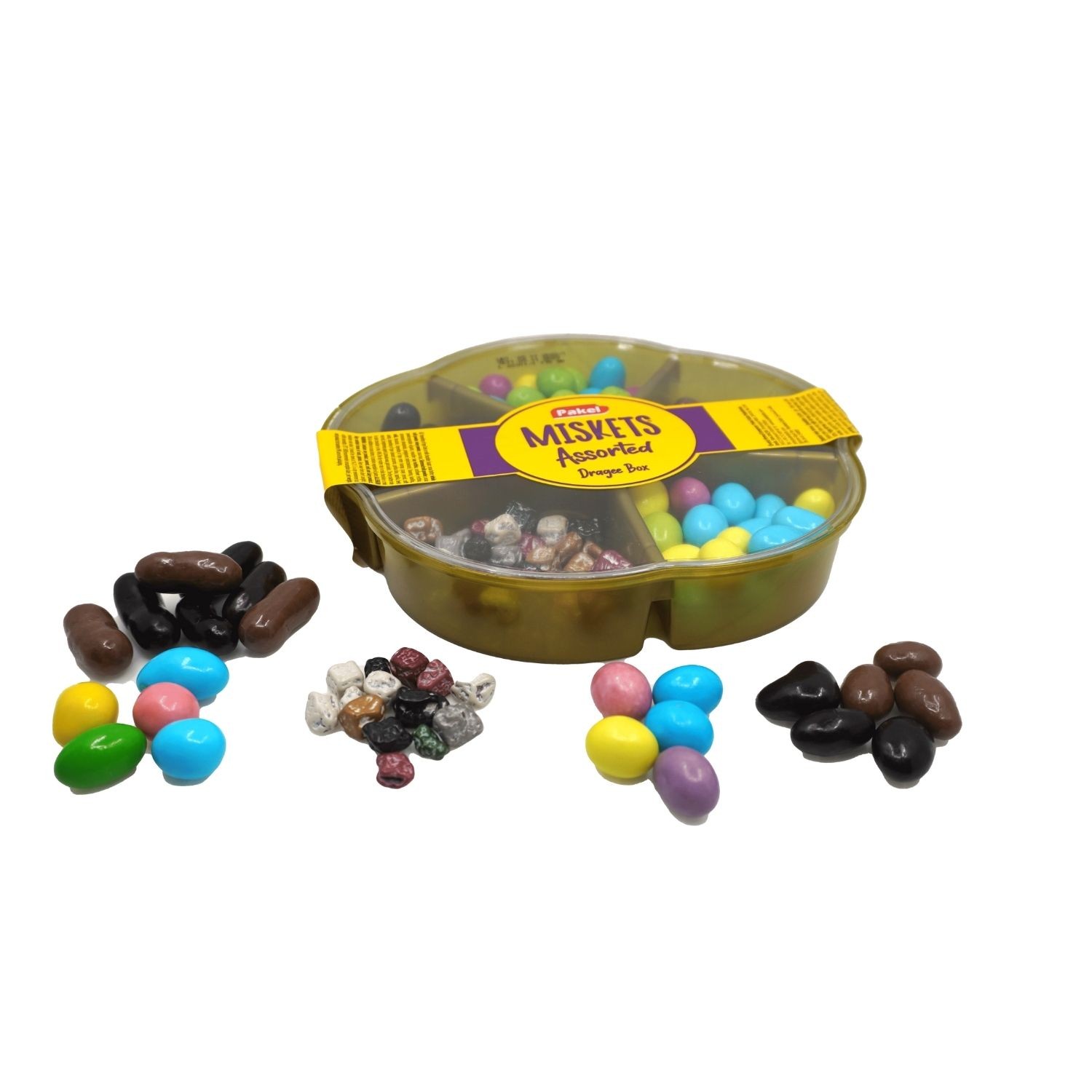 Miskets Mix Draje Assorted 5 Gözlü Kutu