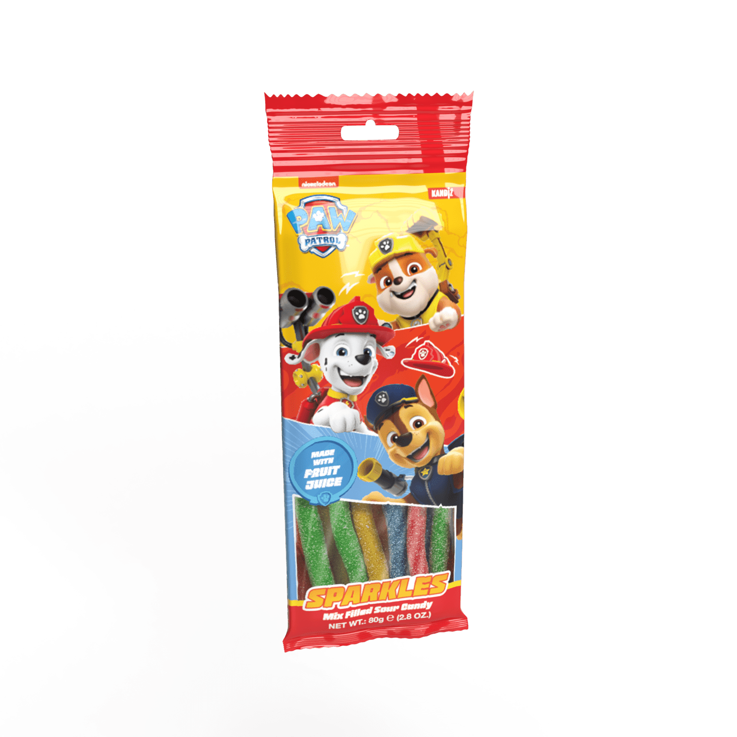 Nickelodeon Paw Petrol Sparkles Candy Meyveli Yumuşak Şeker (80 Gr)