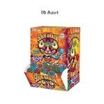 Loliboni Sour Brain Lolipop With Gum 16 Gr.10 Adet