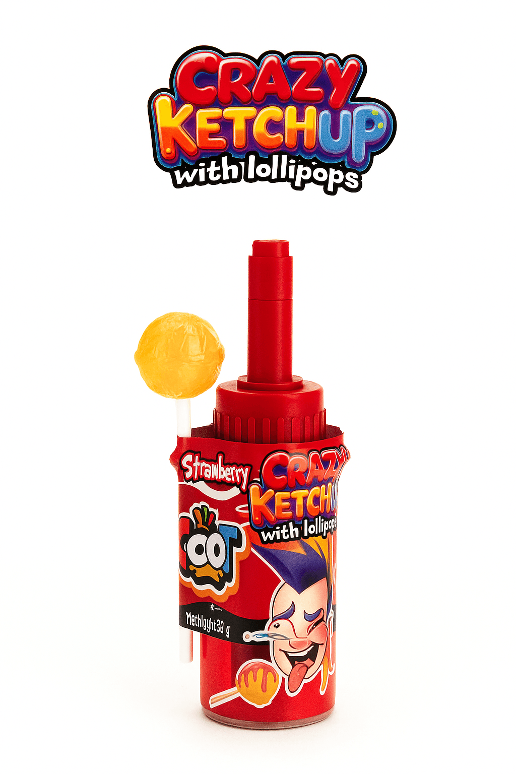Mr.Hoot Strawberry Lolipop 30g