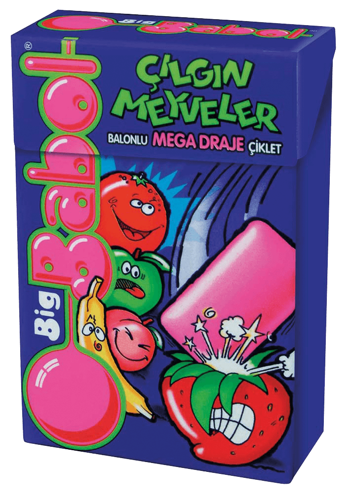 Big Babol Box Crazy Fruits Kutu Sakız (40 Gr)