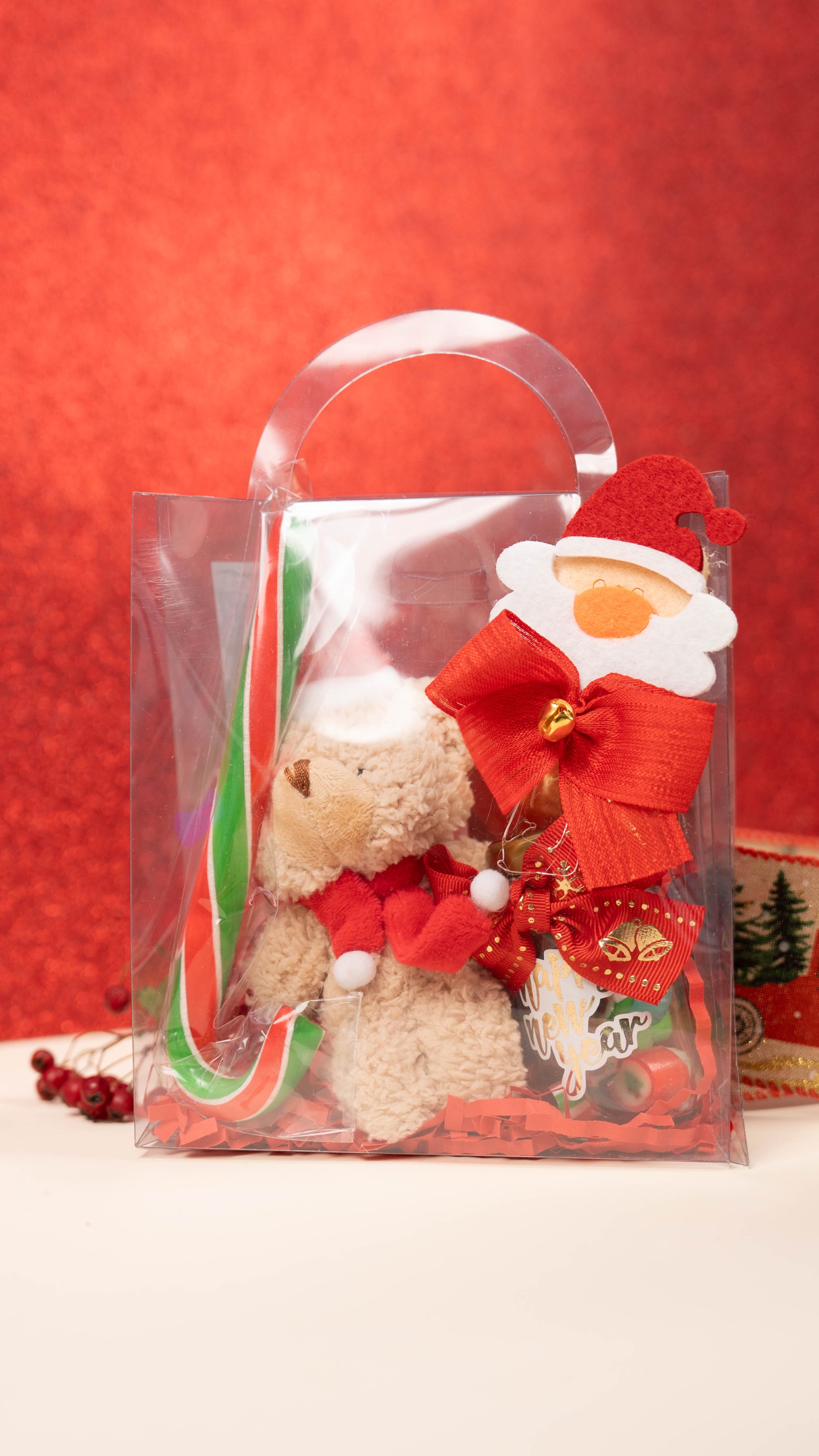 CandyZoo Ayıcık Hediyeli Çanta Şeker Yılbaşı