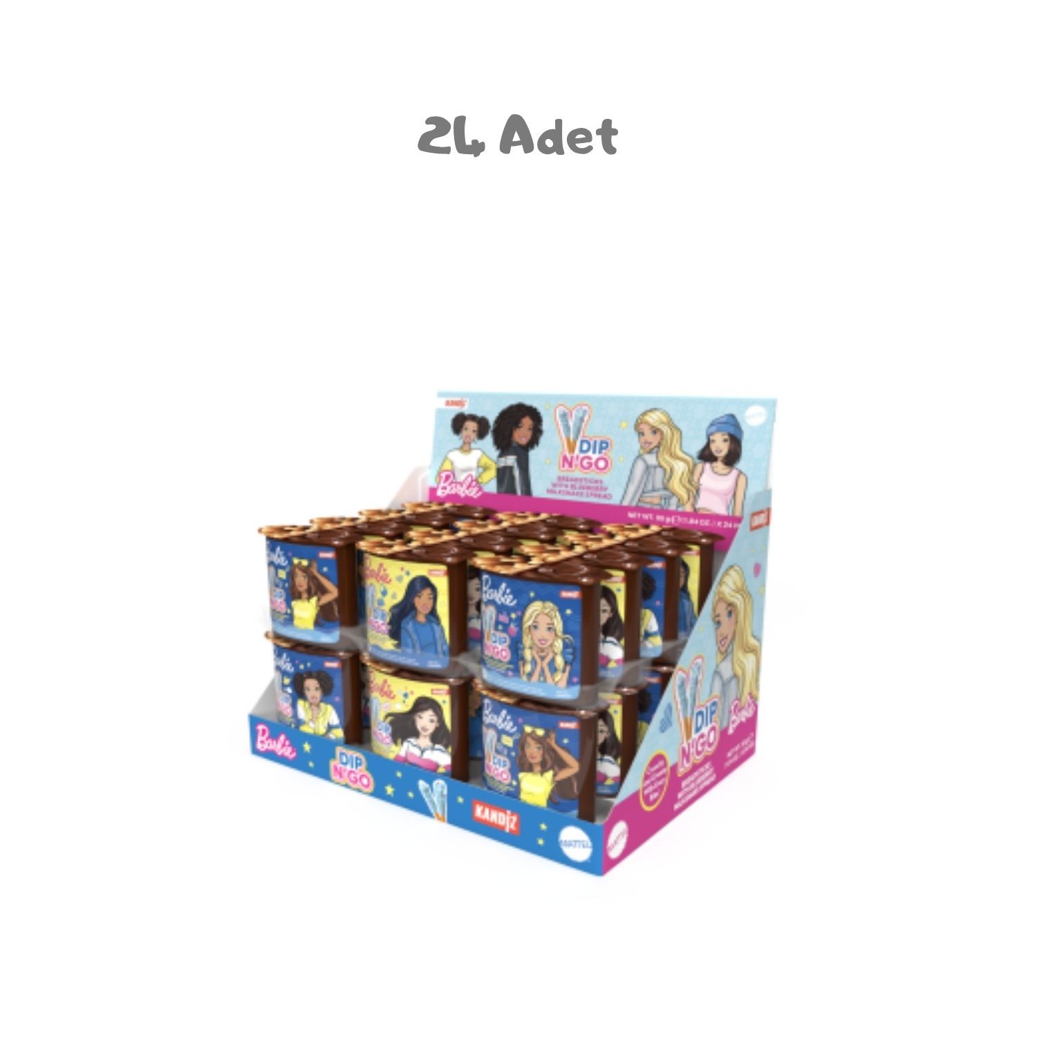 Barbie Dipn Go Blueberry Milkshake 55g 24 Adet