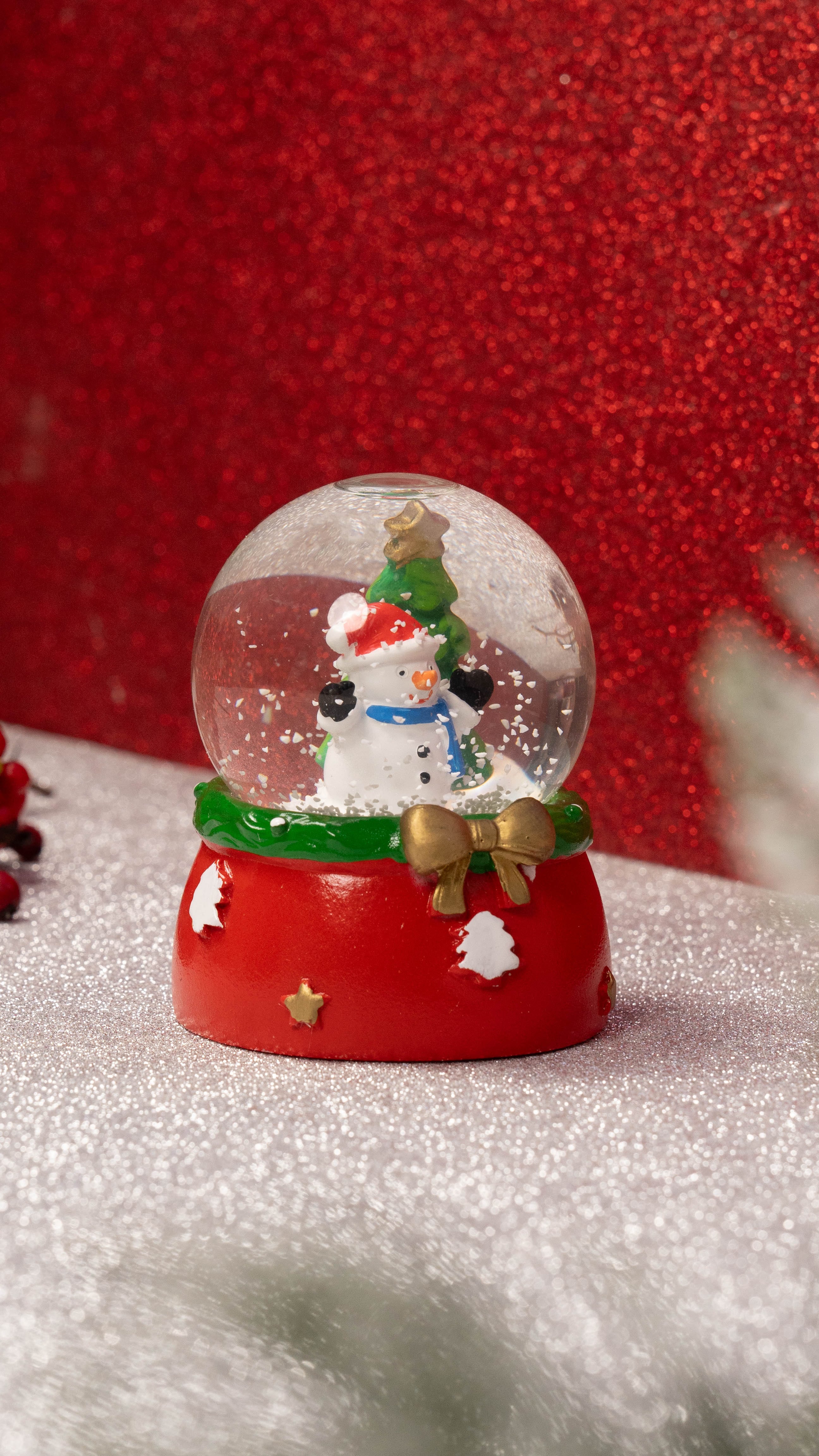 Taros Orta Boy Işıklı Yılbaşı Kar Küresi (9423) 1 Adet