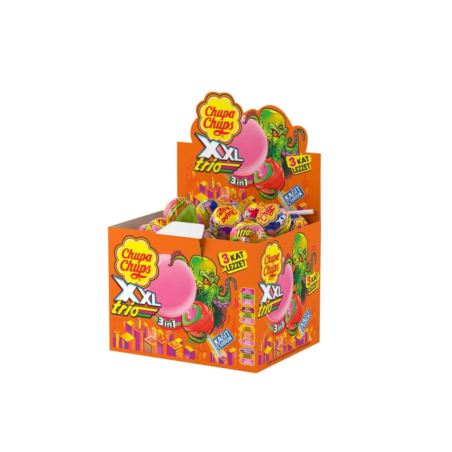 Chupa Chups XXL Carton Display Lolipop (29 Gr) -1 Adet