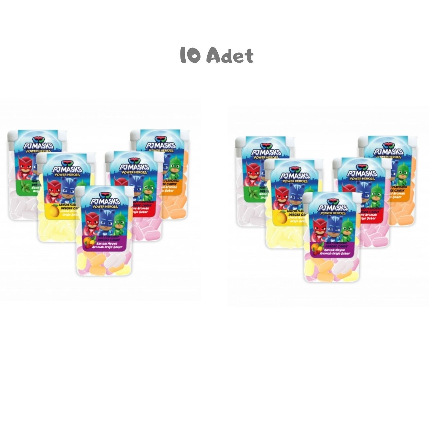 PJ Masks Tik Tak Şeker (10 Gr.) 10 Adet