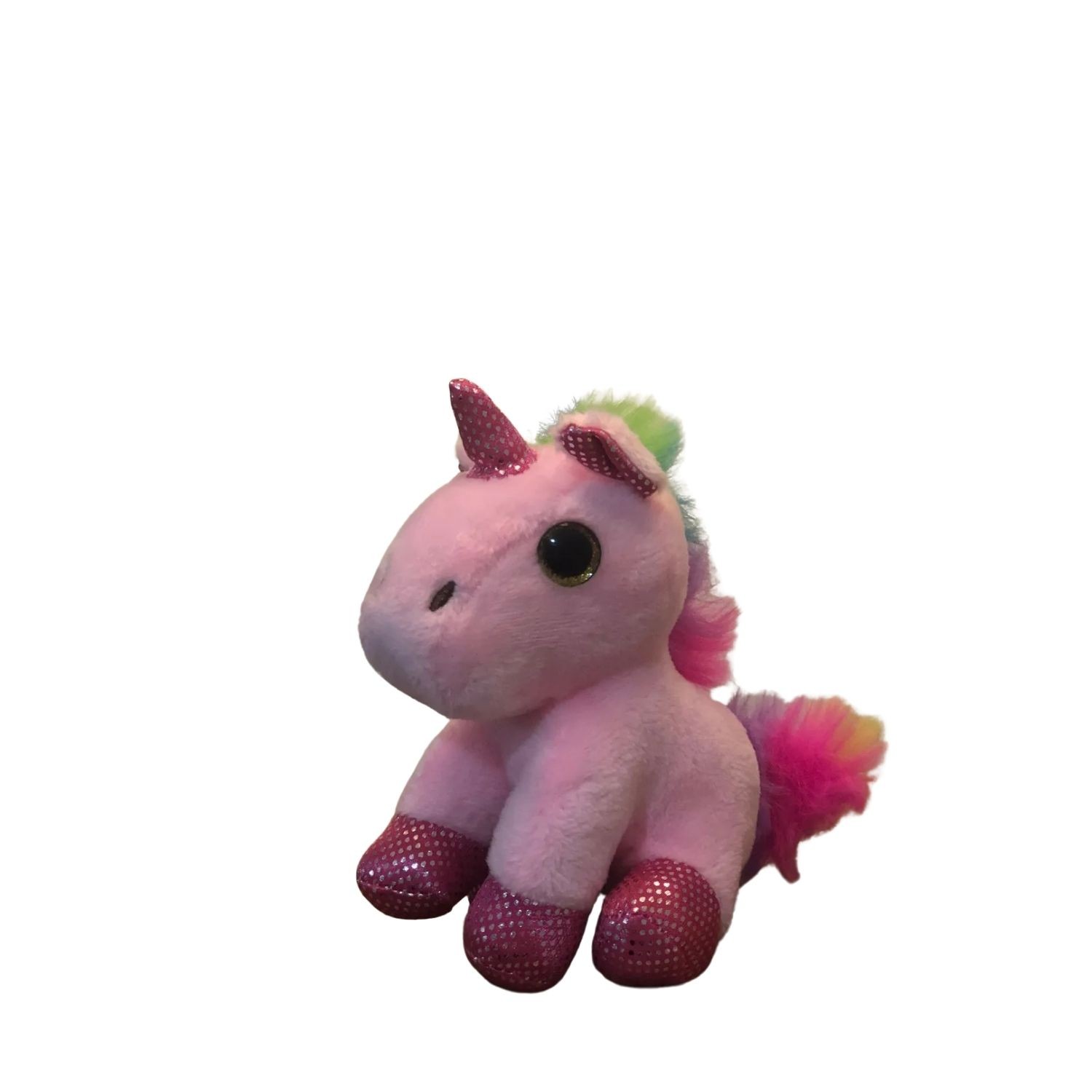 Unicorn Peluş Oyuncak Anahtarlık Pembe 12 cm