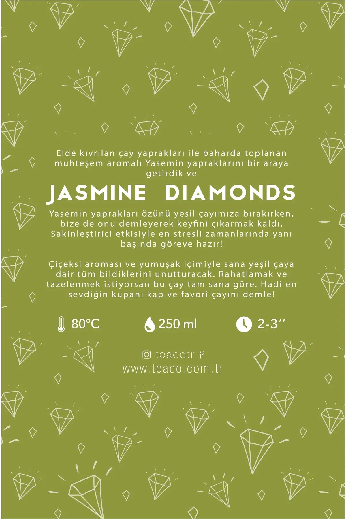 Jasmine Diamonds - Detoks Çayı Müslin Poşet Çay