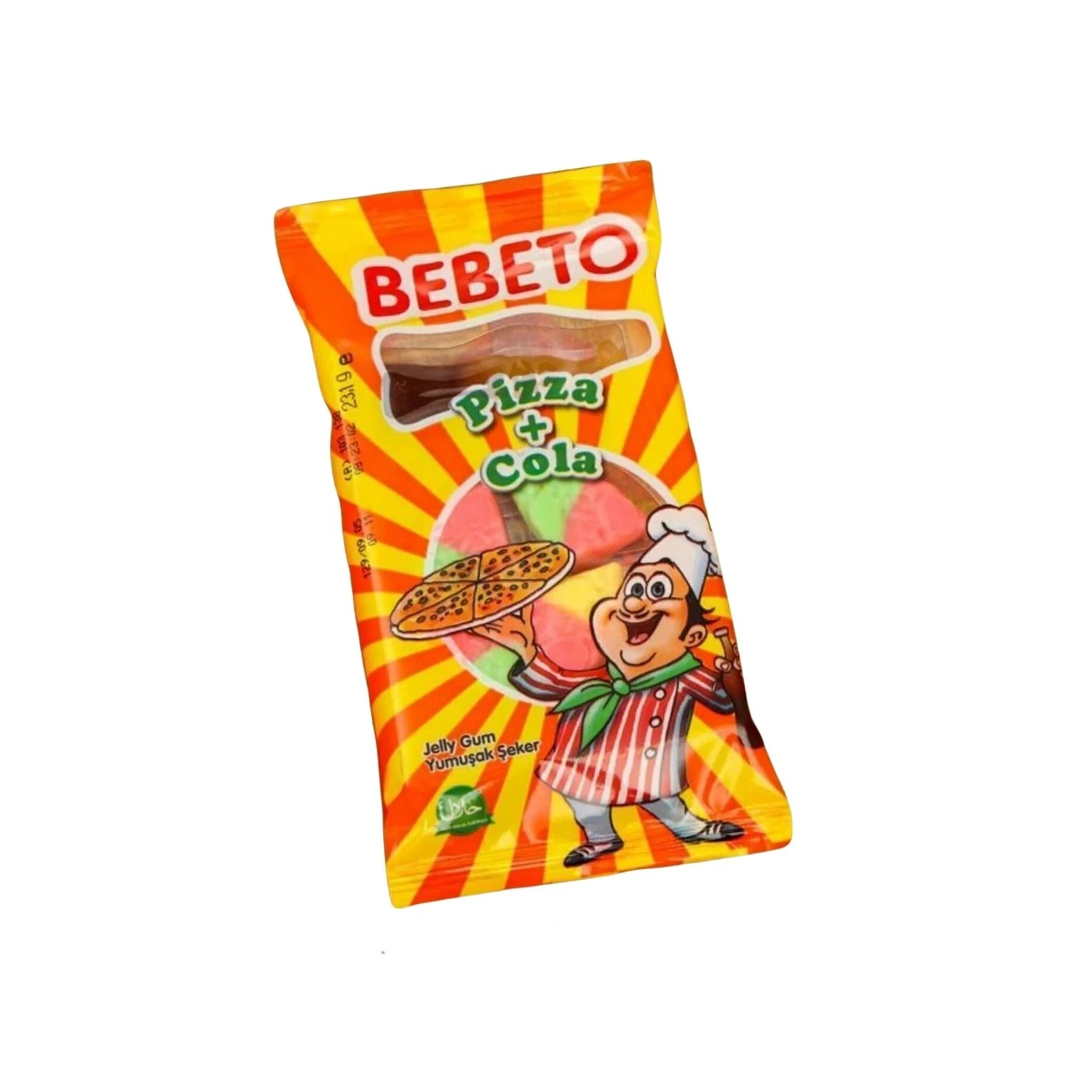 Bebeto Fastfood Pizza+Cola Yumuşak Şeker (23,1 Gr)
