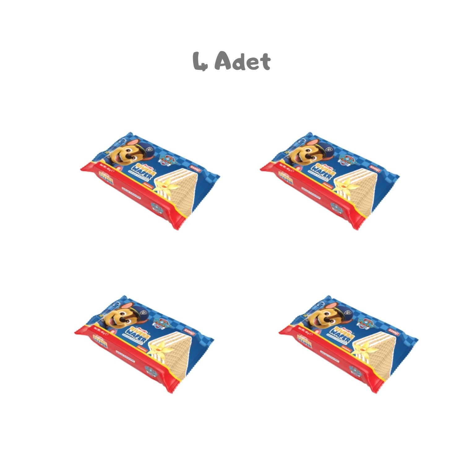 Riverz Wafer Vanilla Paw Patrol 40 Gr. 4 Adet