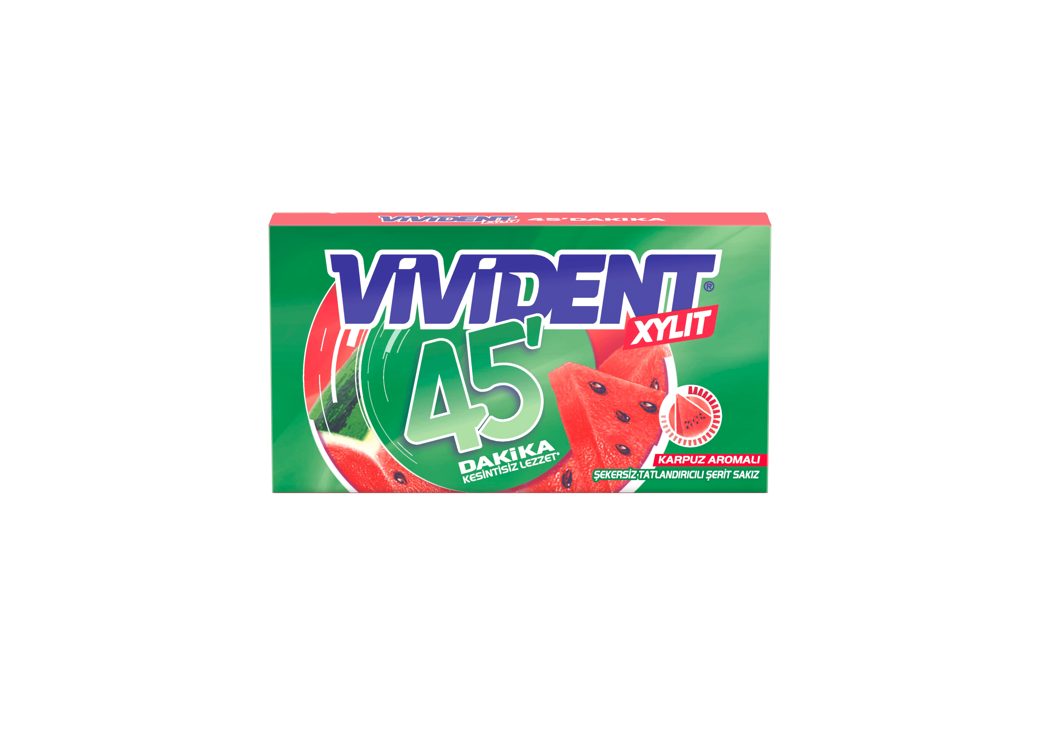 Vivident 45 Dakika Cüzdan Karpuz (26 Gr)