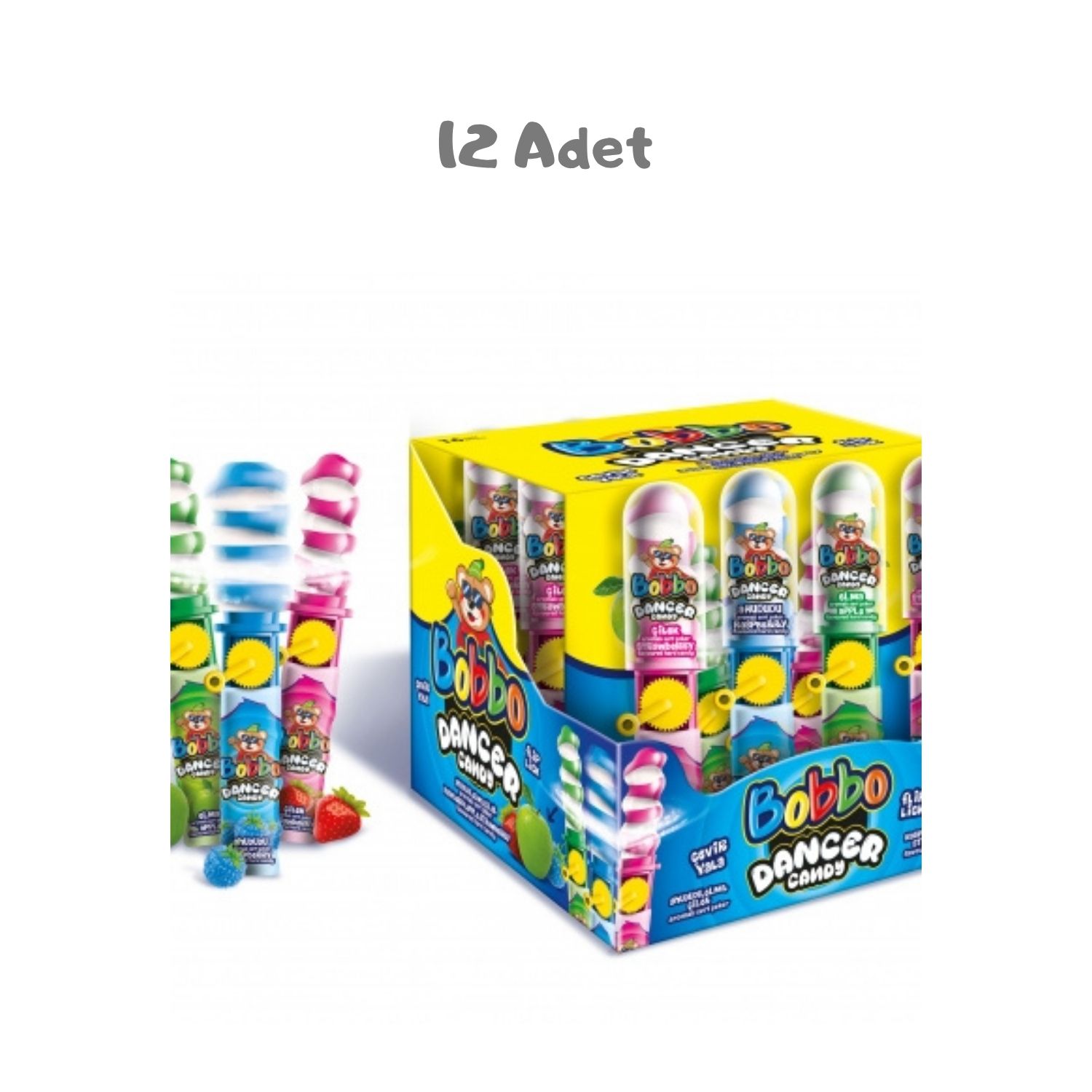 Bobbo Dancer Hard Candy (23 Gr) 12 Adet