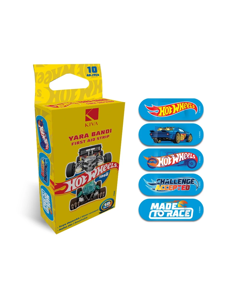 Hot Wheels Yara Bandı (10 Adet)