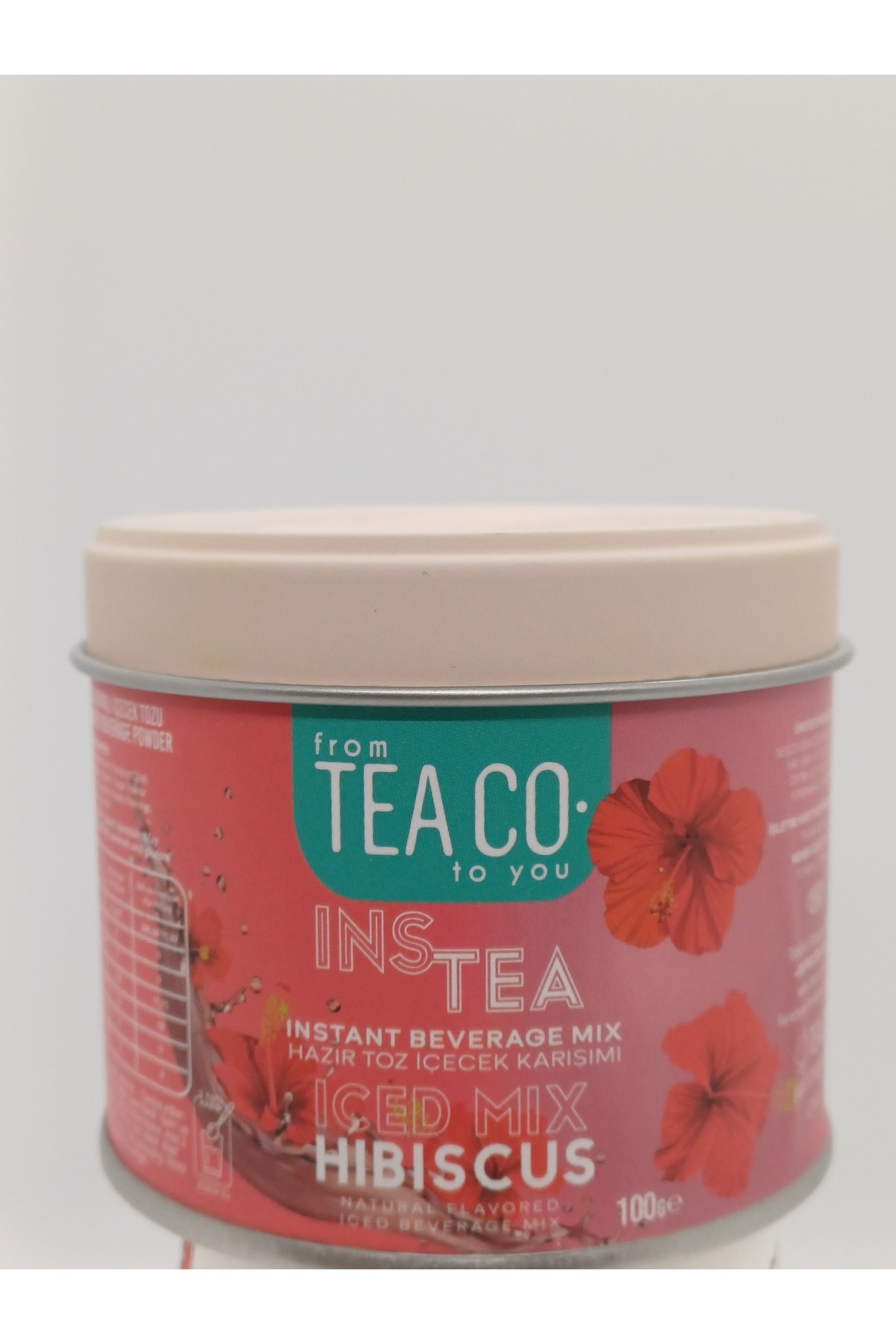 Instea Hibiscus Çayı 100 gr Teneke Kutu