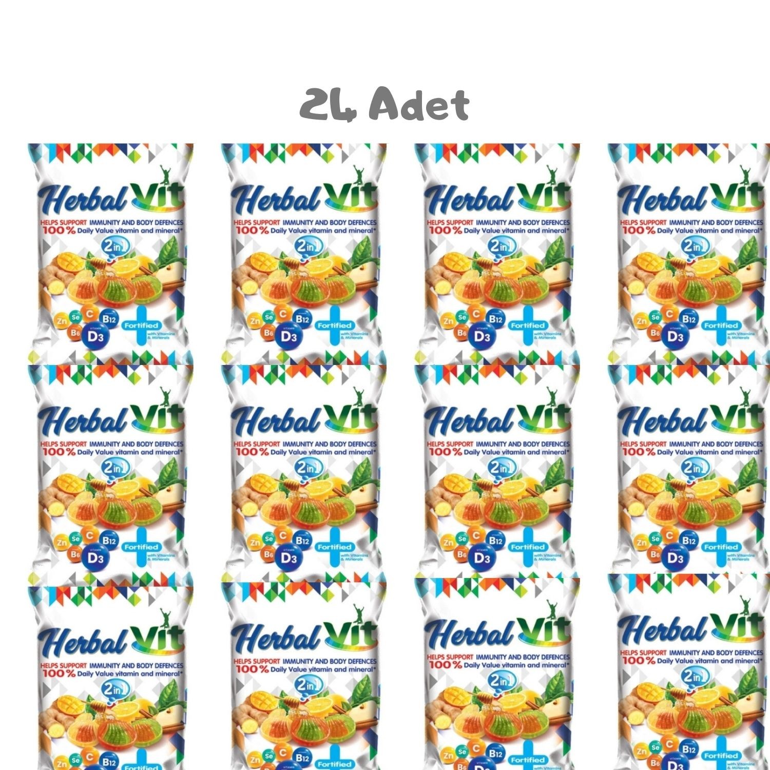 Herbal Vit Karışık Poşet 90 Gr. 24 Adet