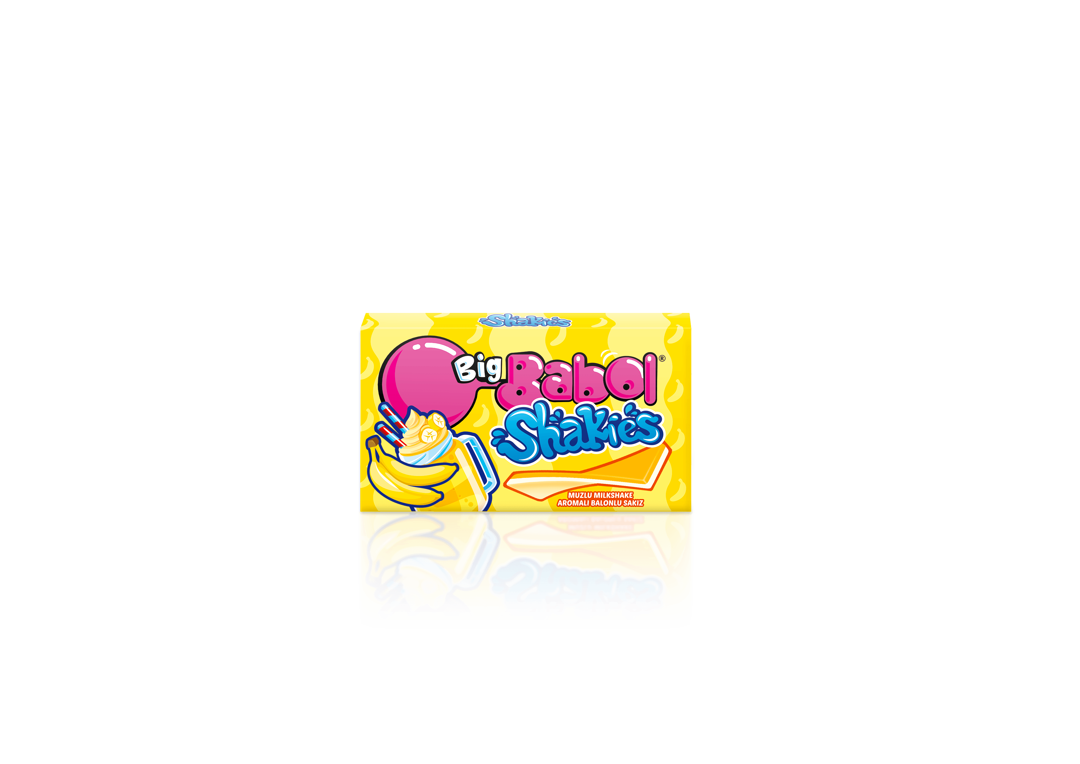 Big Babol Shakies Cüzdan Muz Sakız (26 Gr)