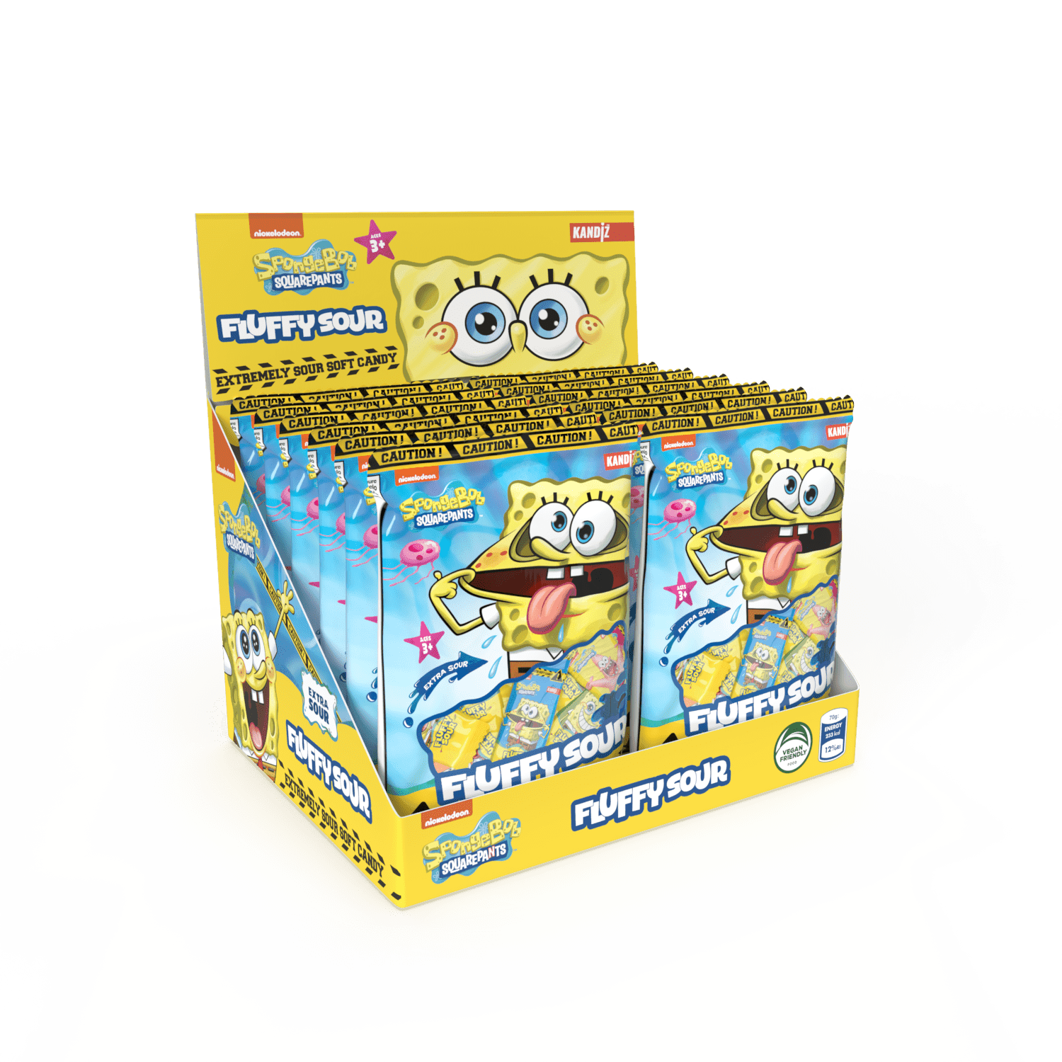 Fluffy Sour SpongeBob Bulk (5 Gr) 1 Adet