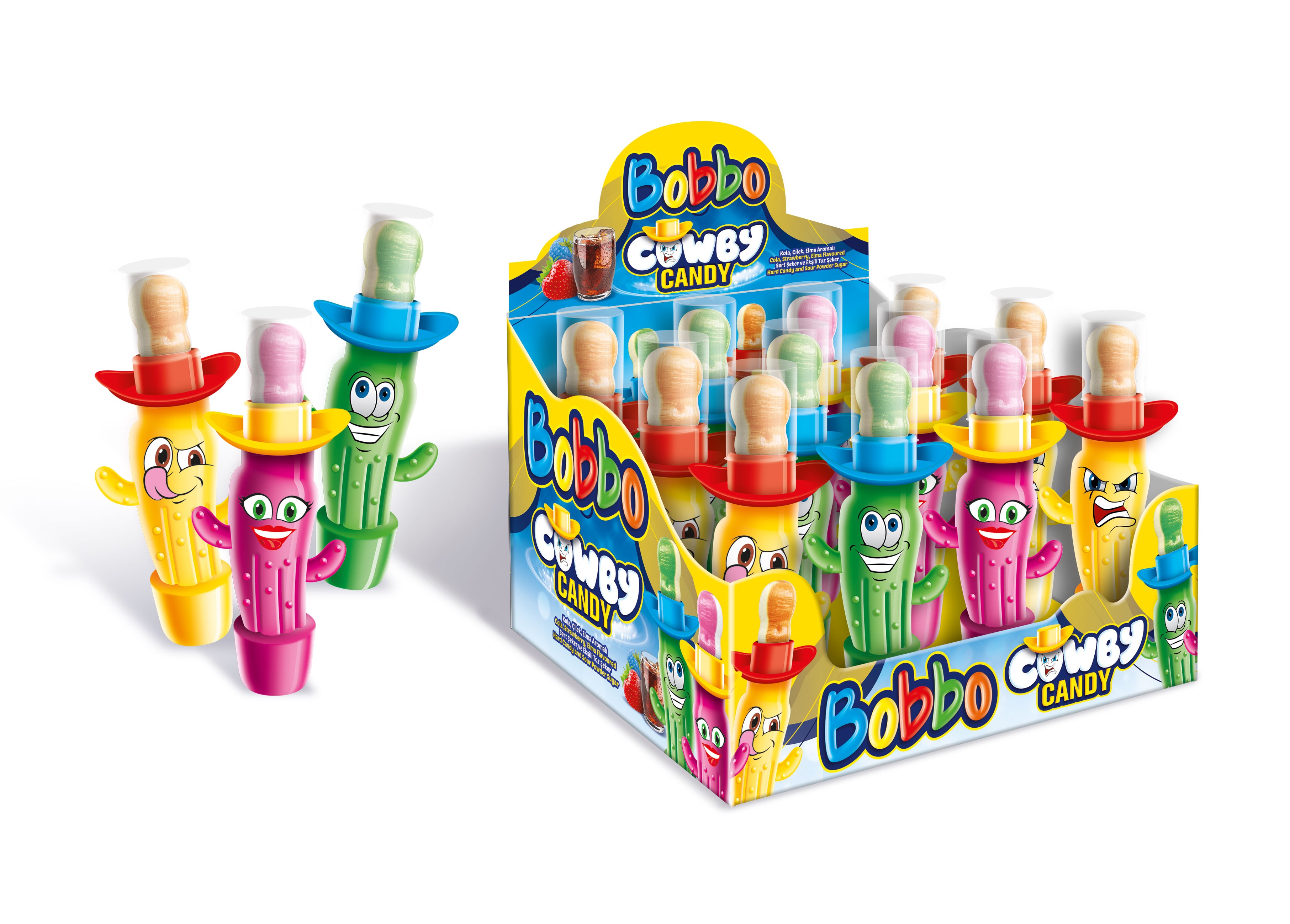 Bobbo Cowby Kaktus Candy (32 Gr) - 1 Adet