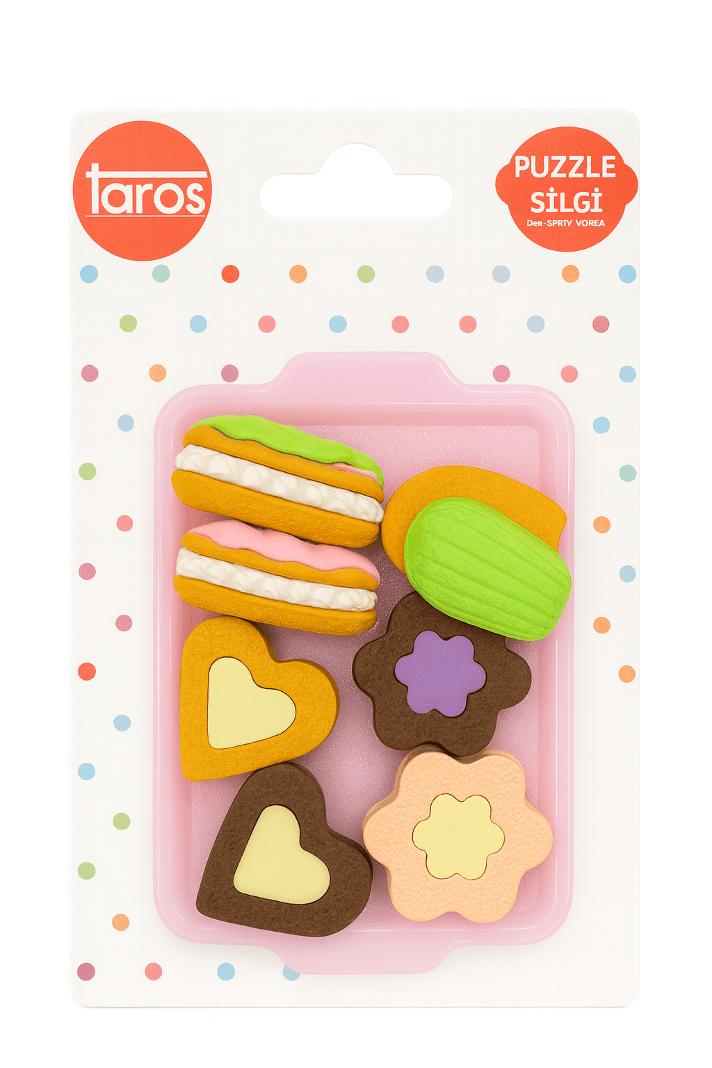 Taros Kurabiyeler Puzzle Silgi