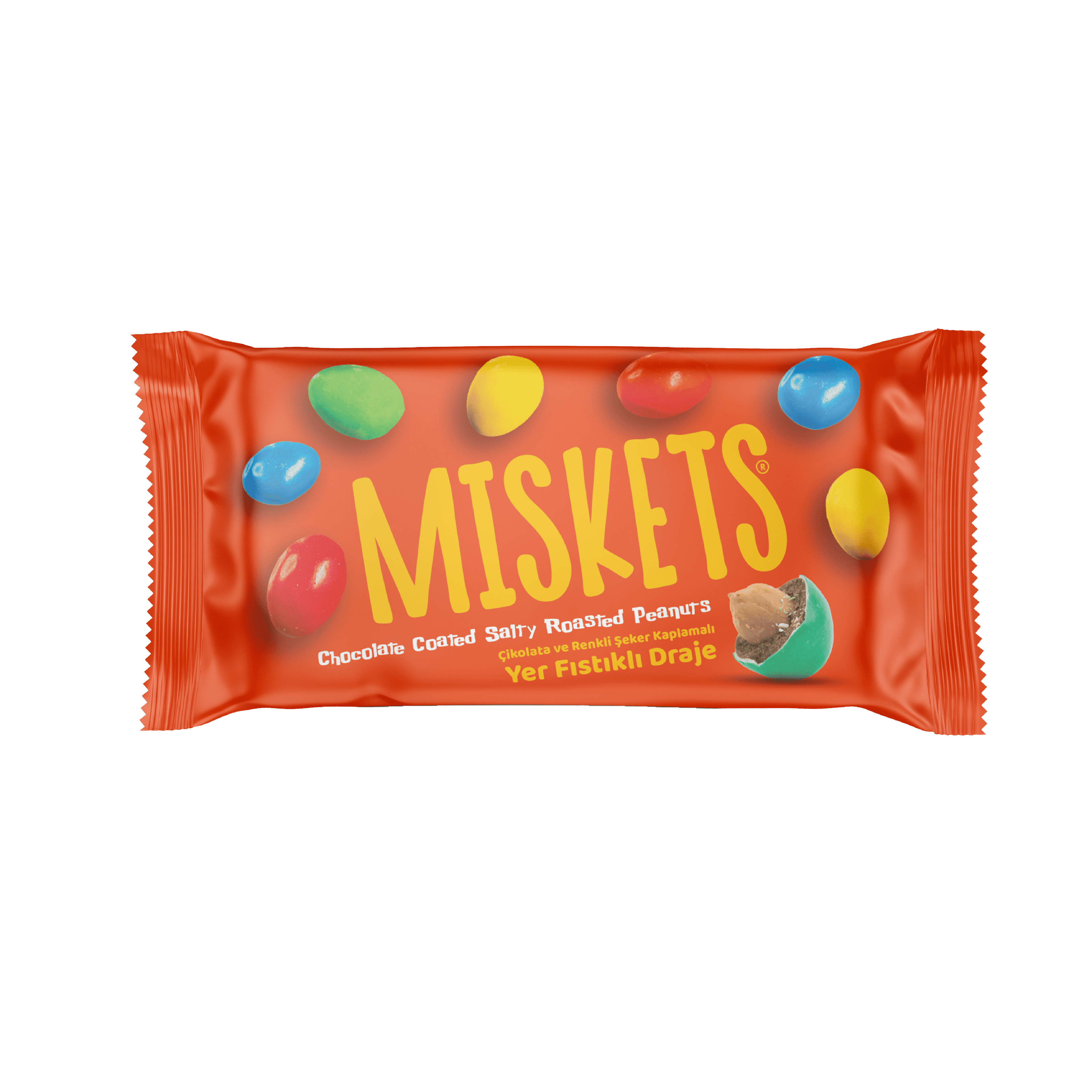 Miskets Şeker Kaplı Tuzlu Kavrulmuş Yer Fıstığı 20g