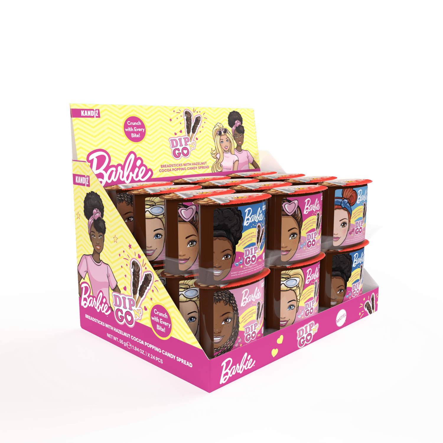 Barbie Dipn Go Chocolate Popping Candy 55g