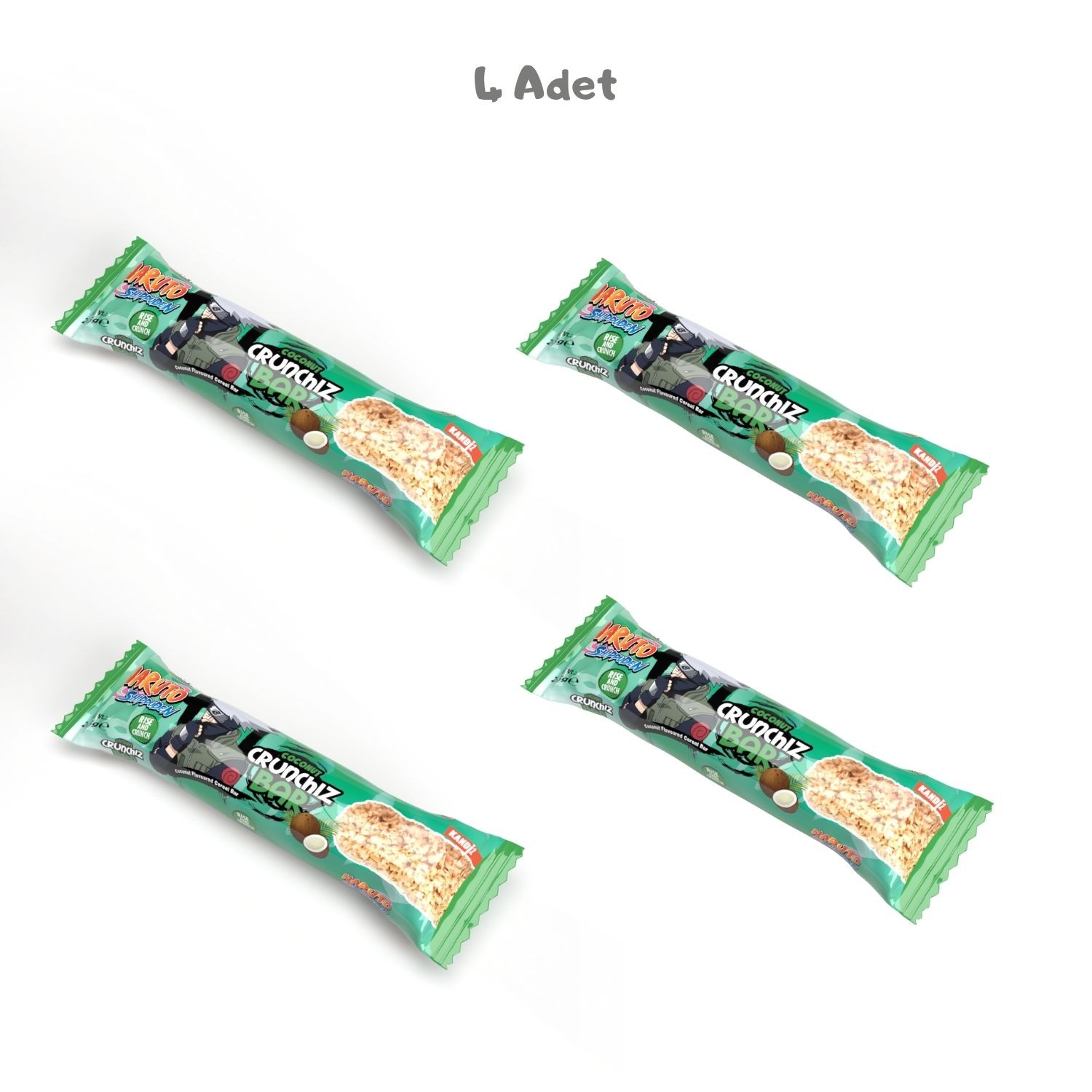 Crunchiz Bar Coconut 26.5g 4 Adet