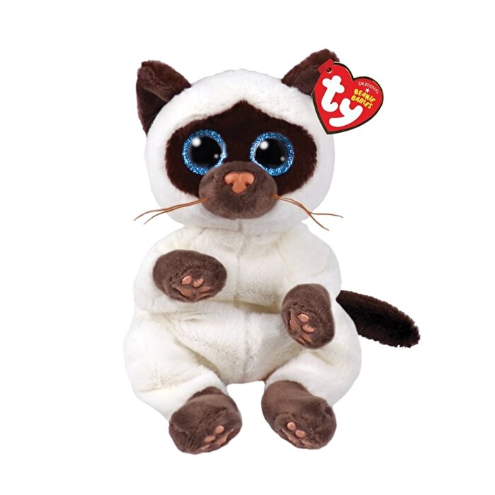 TY Beanie Babies Miso - Siyam Kedisi Peluş Oyuncak 20 cm