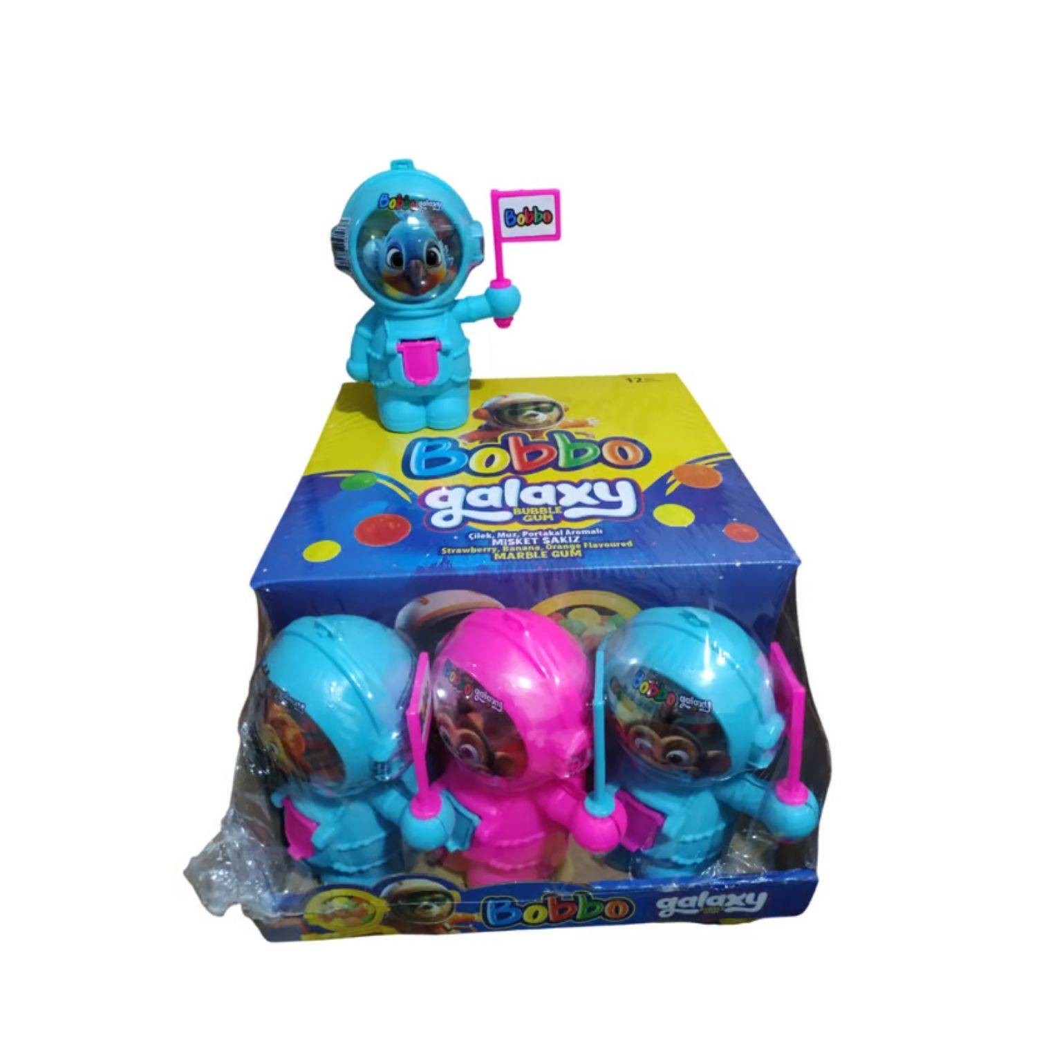 Bobbo Galaxy Bubble Gum 40g 1 Adet