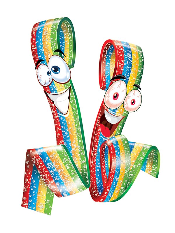 Damla Sour Belts Rainbow 15 gr