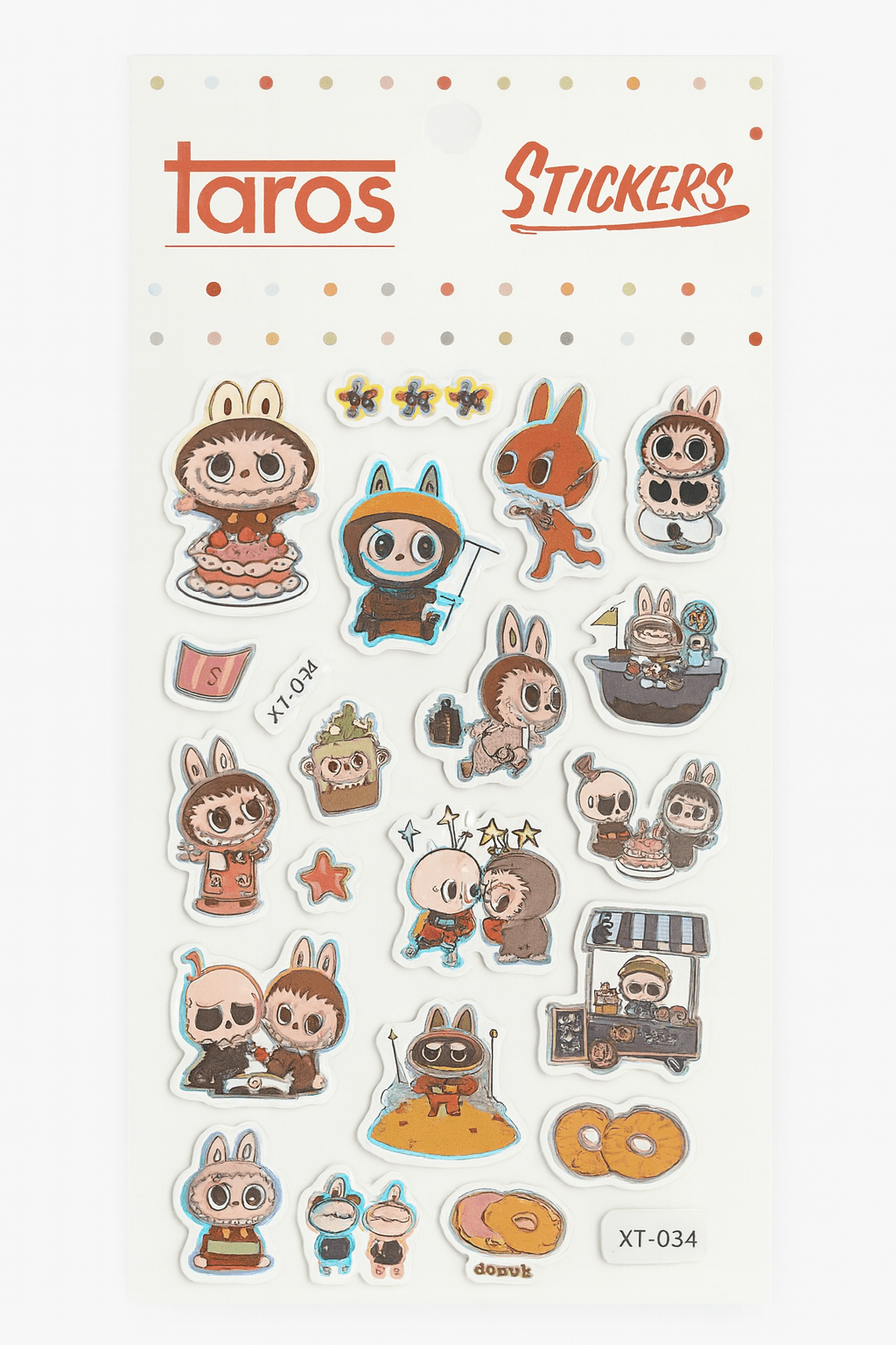 Taros Labubu Funny Sticker Seri 4