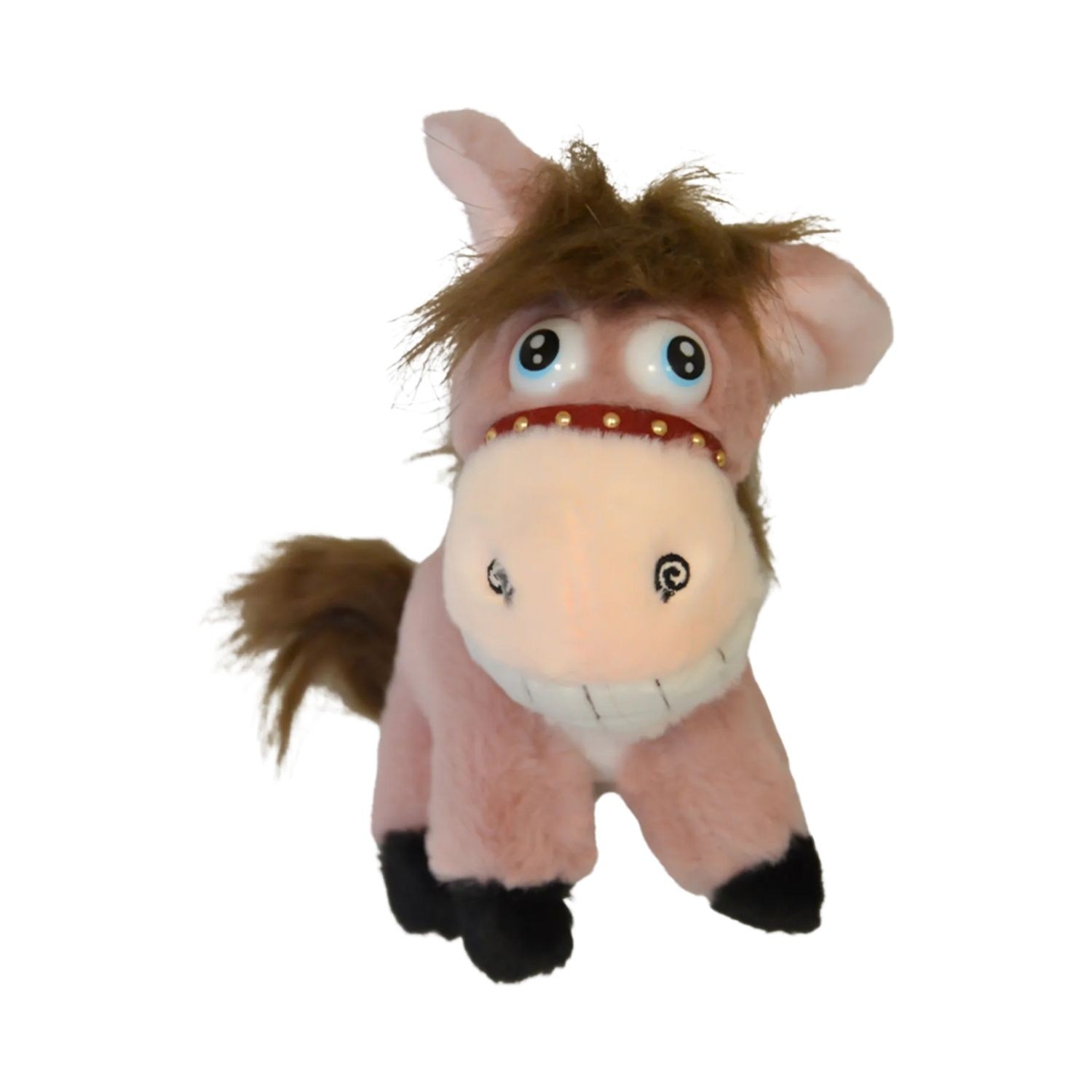 Eşek Peluş Oyuncak Anahtarlık Pembe 12 cm