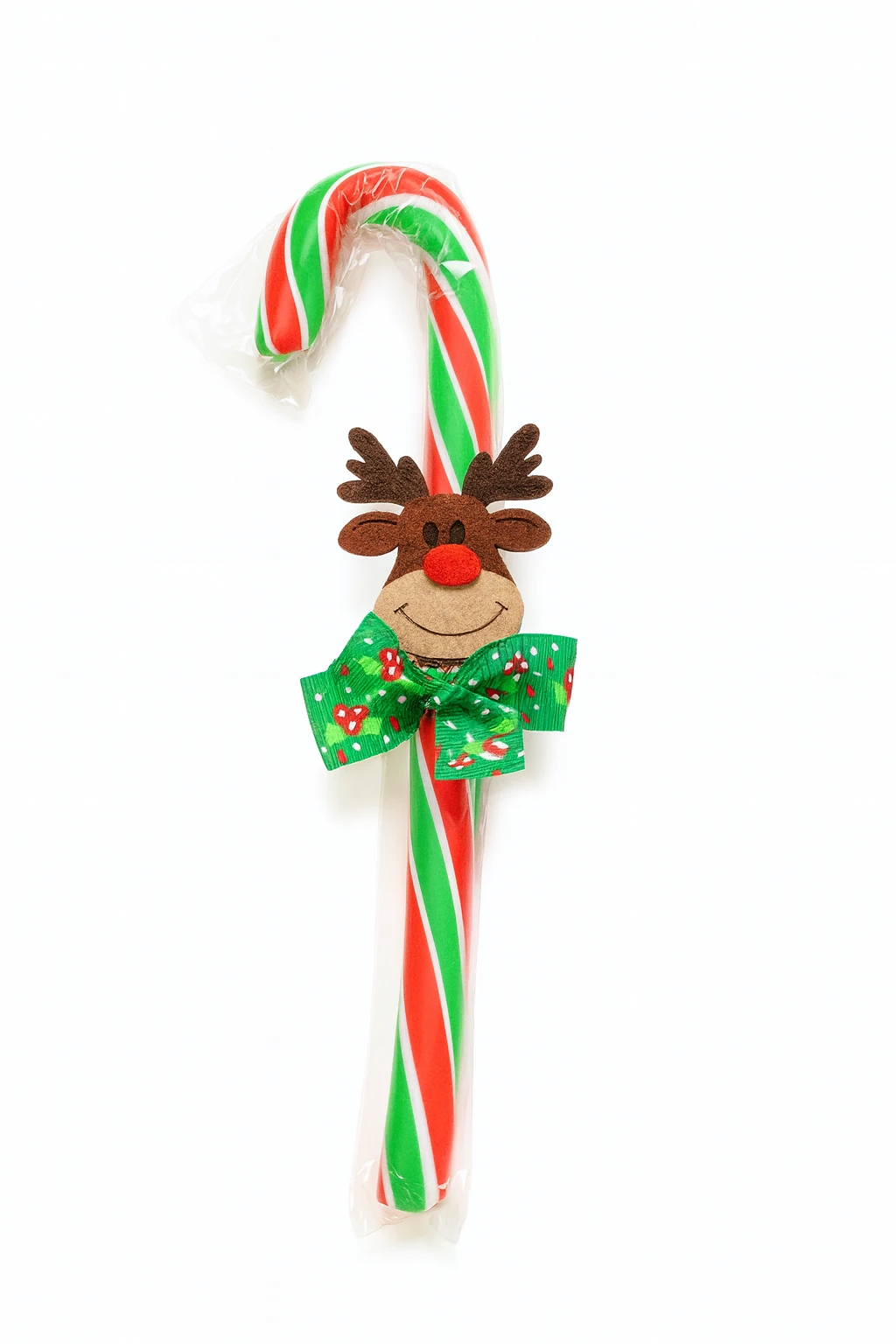 CandyZoo Dev Yılbaşı Süslü Figürlü Baston Şeker 120-130 Gr. 1 Adet