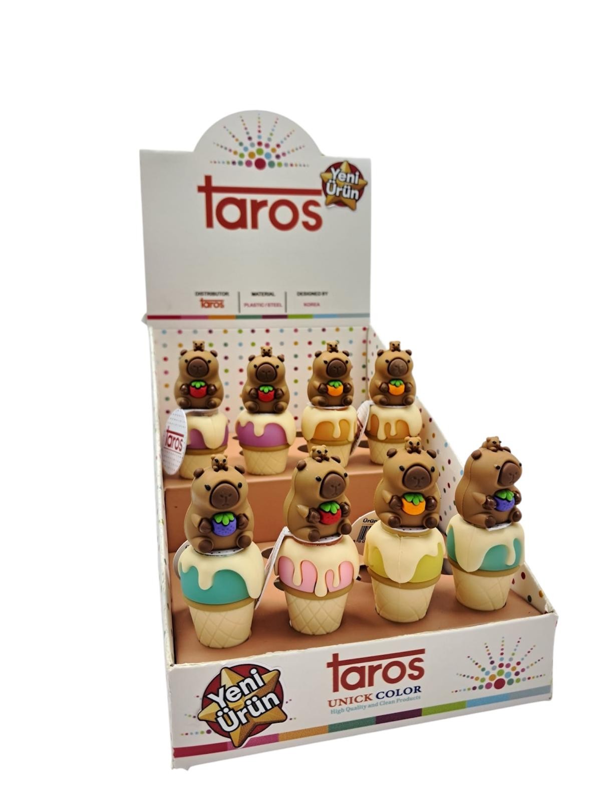 Taros Capybara Dondurma Fosforlu Kalem