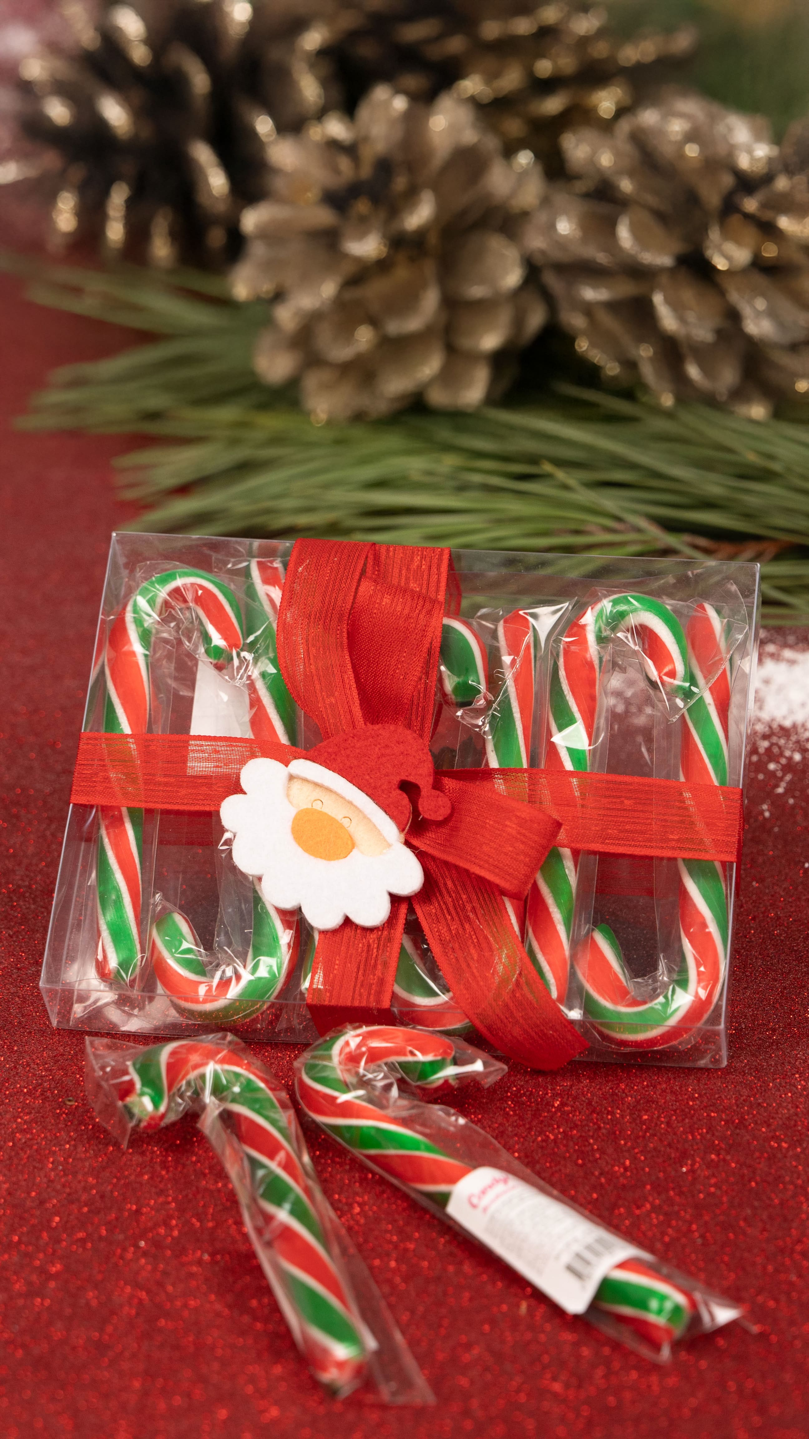 CandyZoo Yılbaşı 6lı Baston Şeker Hediye Kutusu