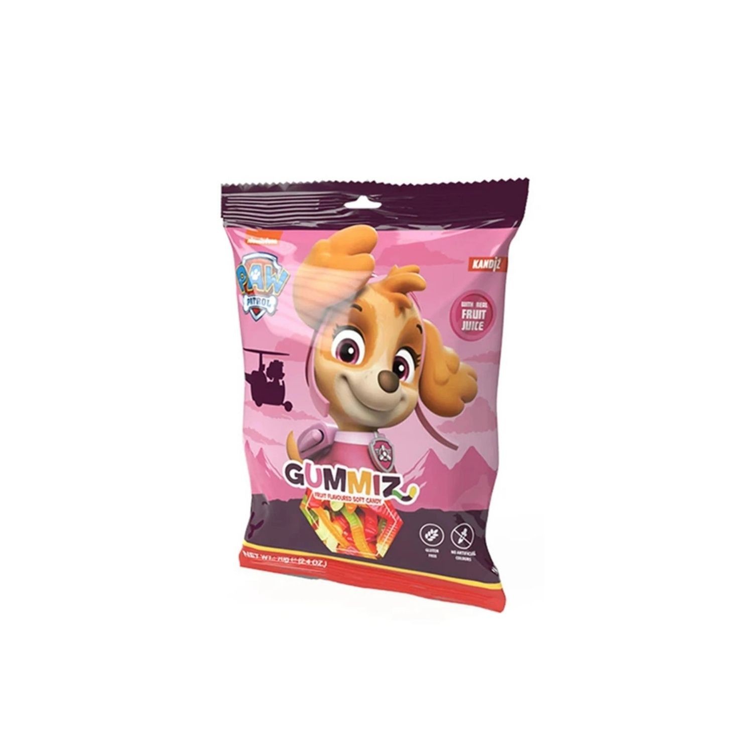 Gummiz Paw Petrol Worms Fruit Şekerleme (70 Gr)