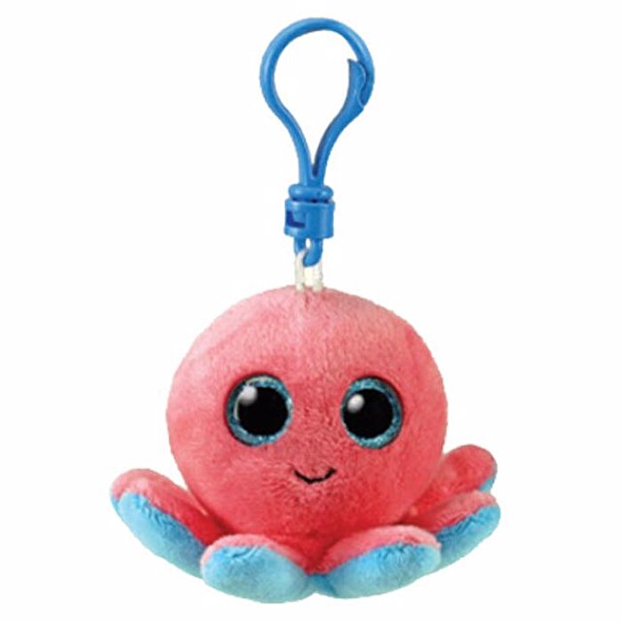 TY Beanie Boos Sheldon - Mercan Ahtapot Peluş Anahtarlık