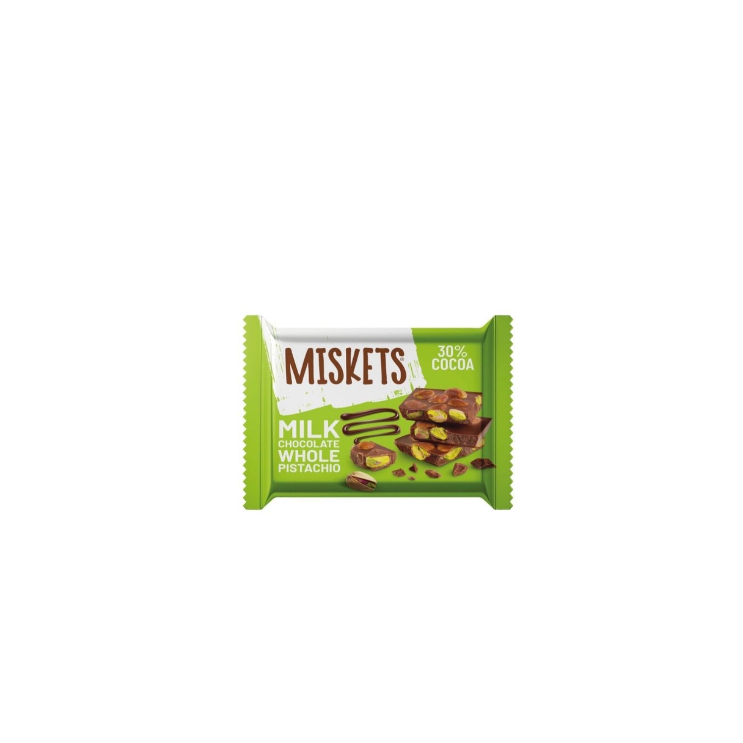 Miskets Sütlü Antep Fıstıklı Tablet Çikolata (60 Gr)