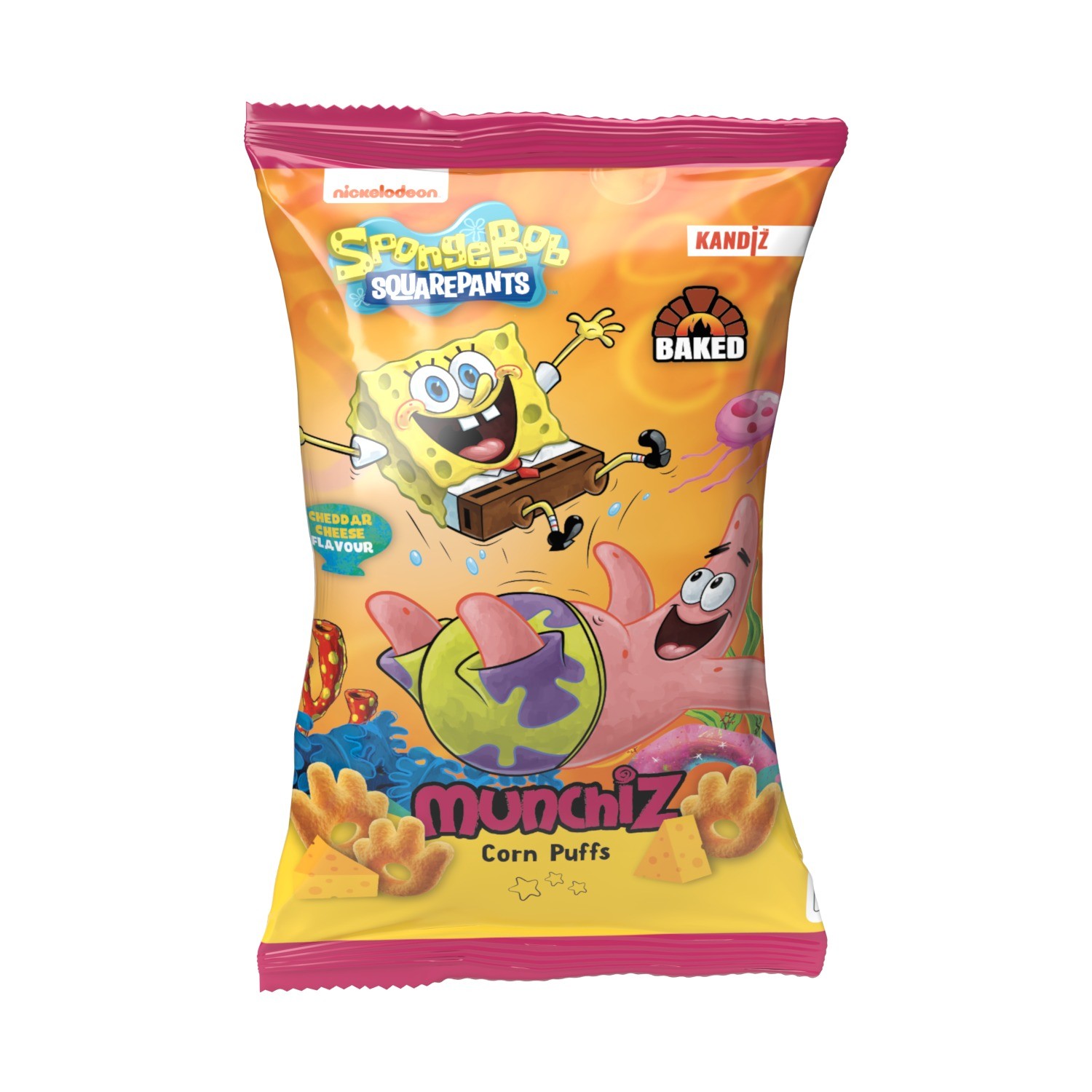 Munchiz Sponge Bob Cheddar Cheese 40g
