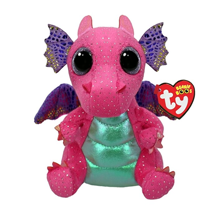 TY Beanie Boos Spitfire - Pembe Ejderha Peluş Oyuncak 15 cm