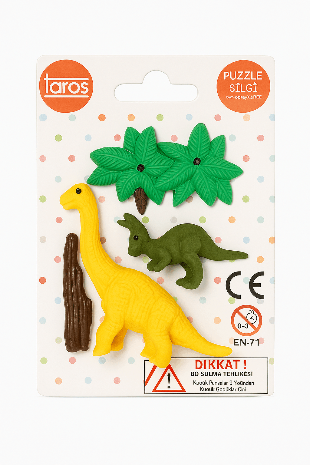 Taros Dinazorlar Puzzle Silgi