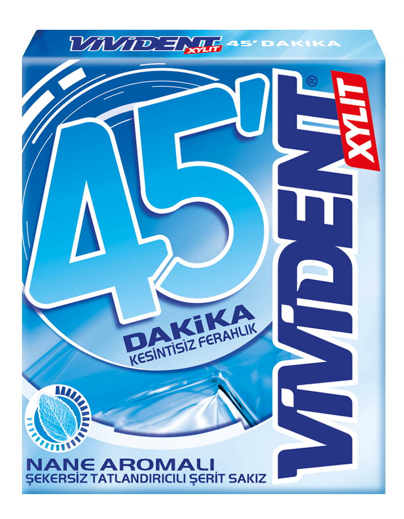 Vivident 45 Dakika Storming Zarf Sakız Nane (33 Gr)