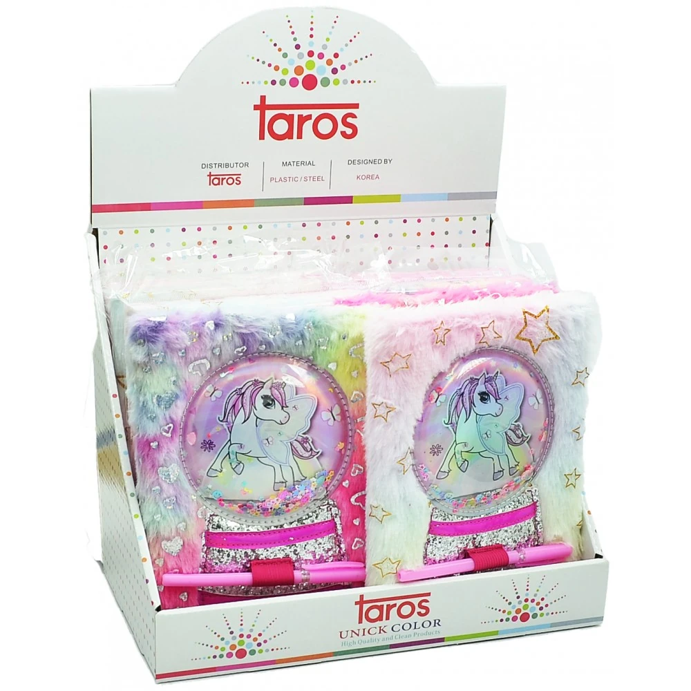 Taros Unick Color Unicorn Kalemli Peluş Hatıra Defteri (7147) 1 Adet