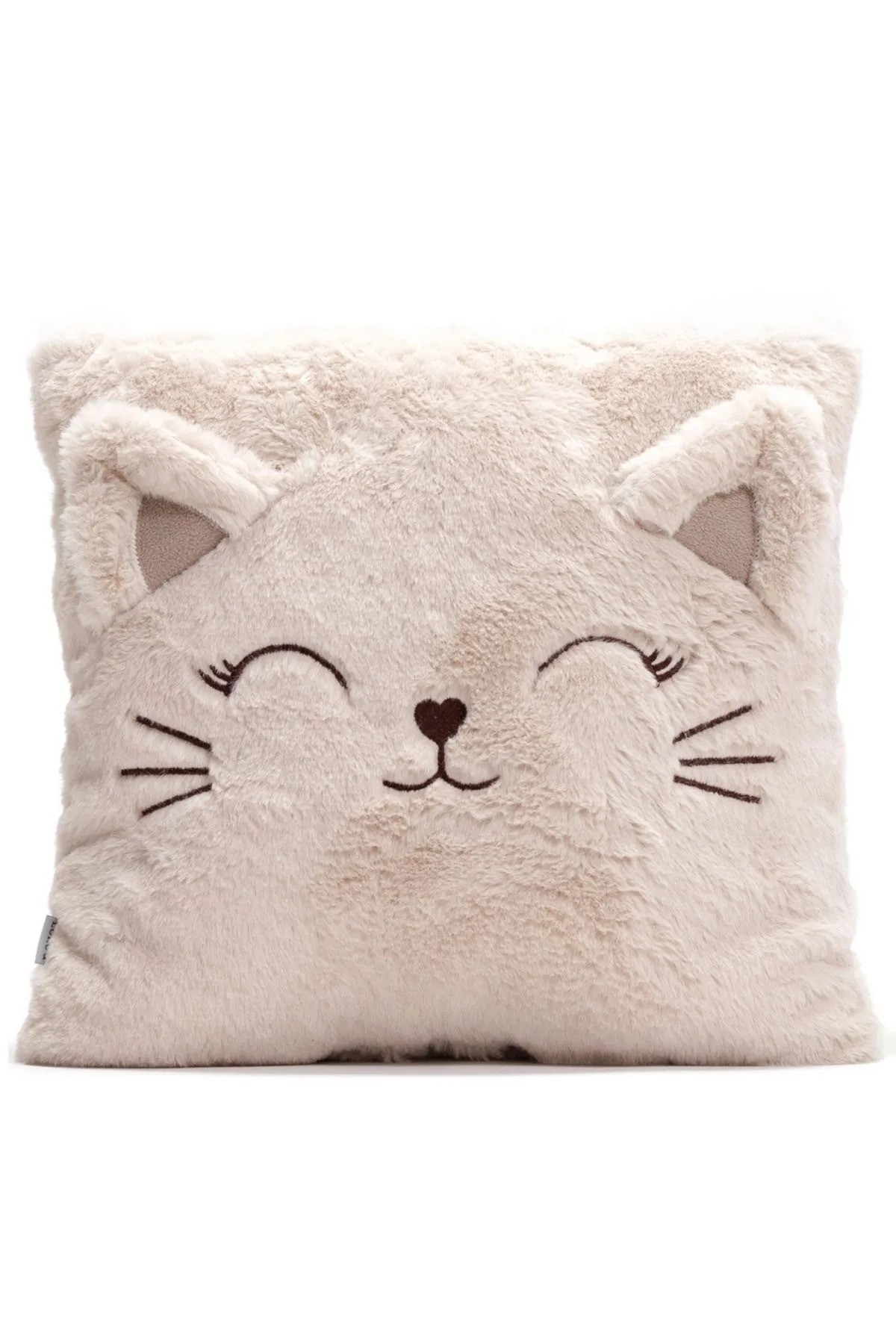 Kedi Kare Yastık 35 cm Peluş Oyuncak