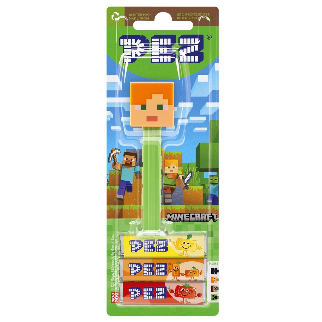 Pez Oyuncaklı Şeker Minecraft (Alex)